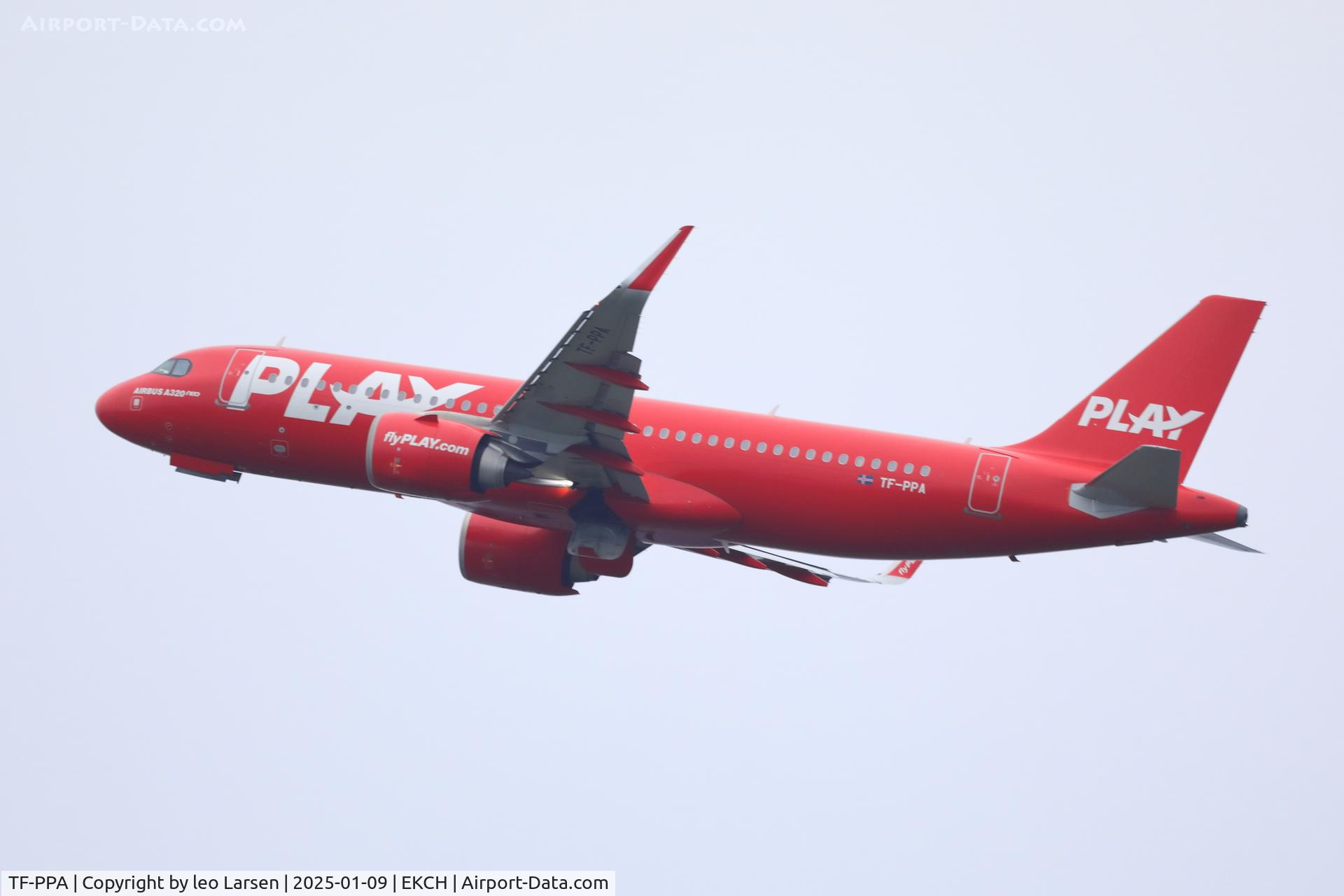 TF-PPA, 2021 Airbus A320-251N C/N 9357, Copenhagen 9.1.2025