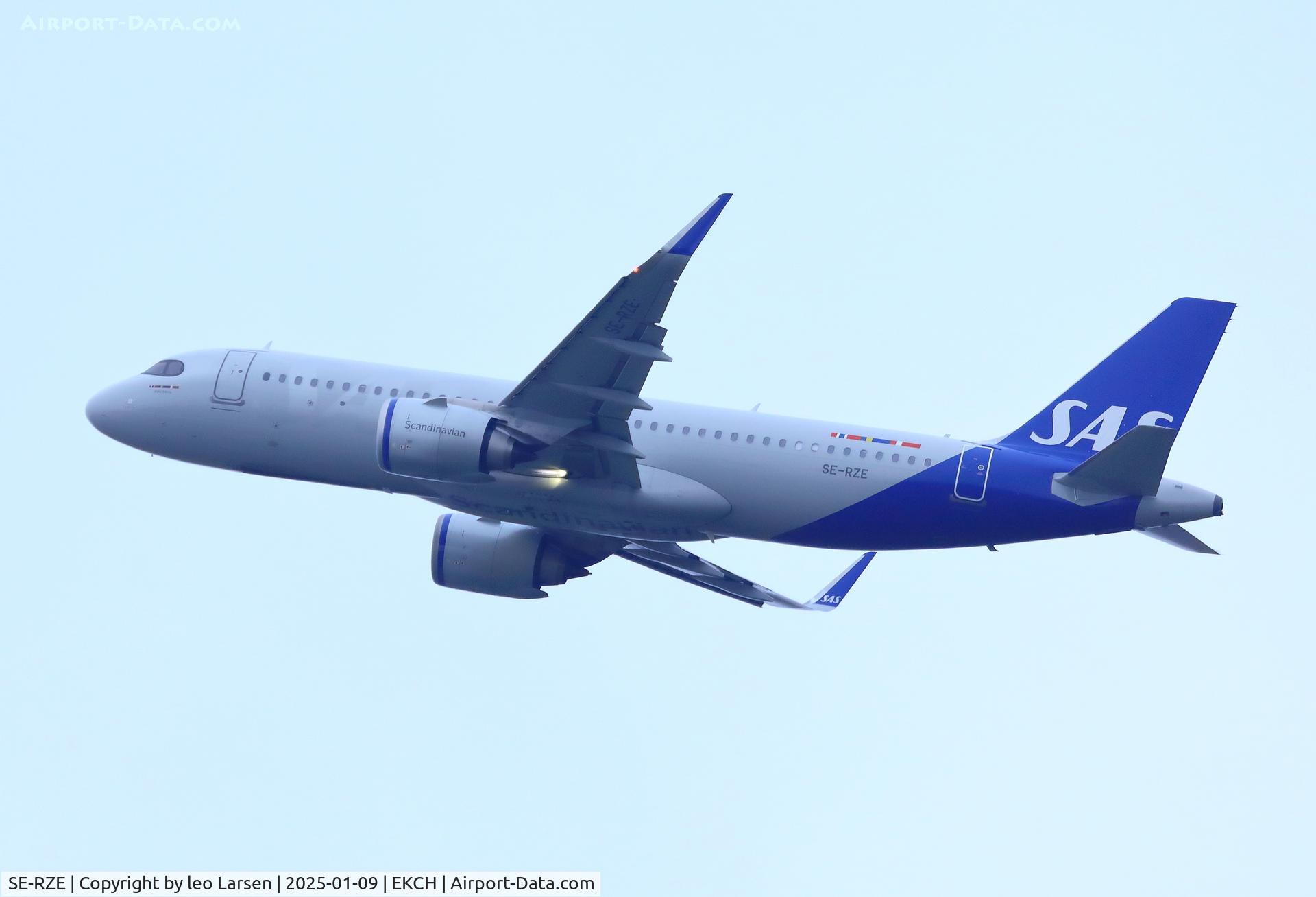 SE-RZE, 2024 Airbus A320-251N C/N 12166, Copenhagen 9.1.2025