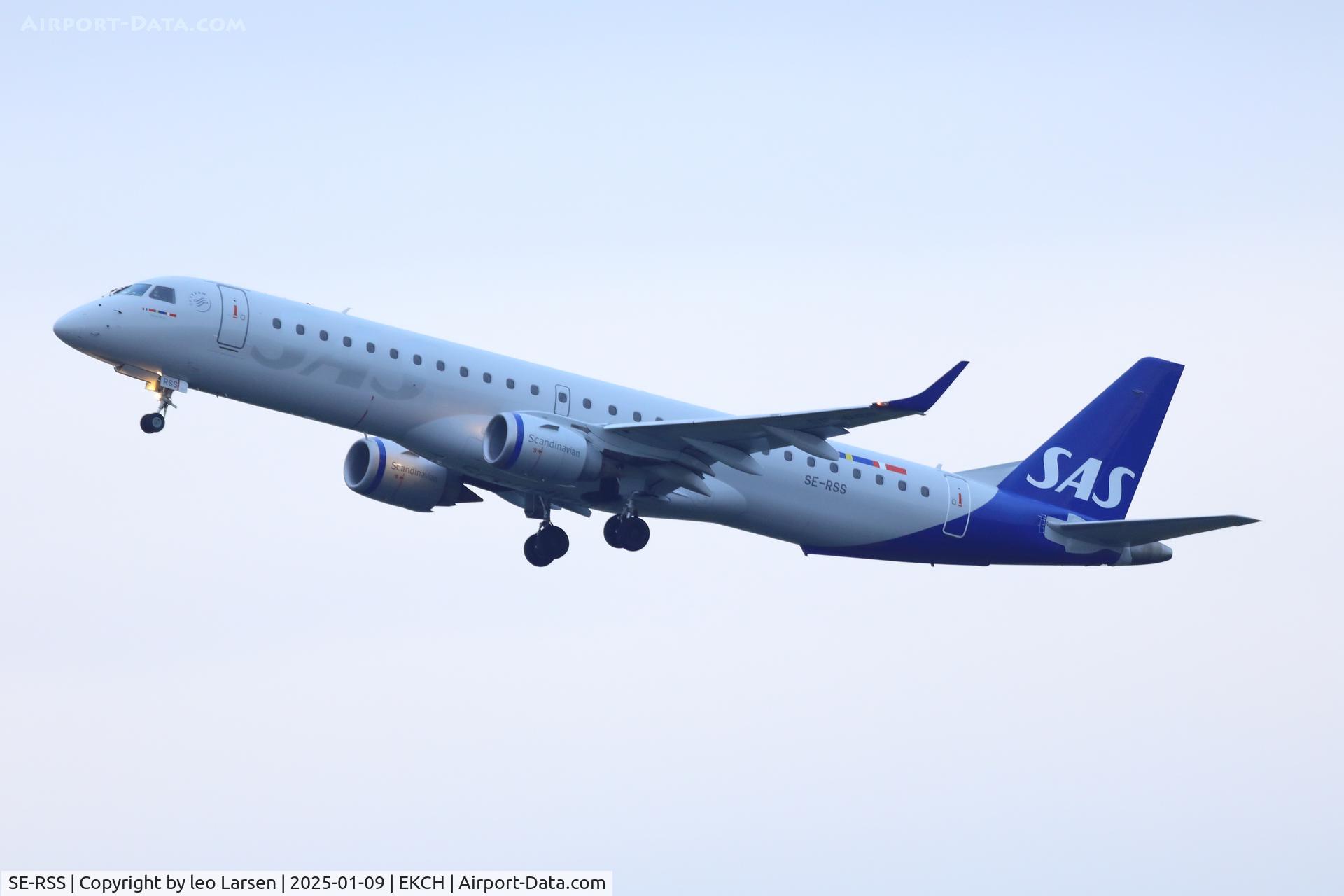 SE-RSS, 2011 Embraer ERJ-195LR (ERJ-190-200LR) C/N 19000437, Copenhagen 9.1.2025