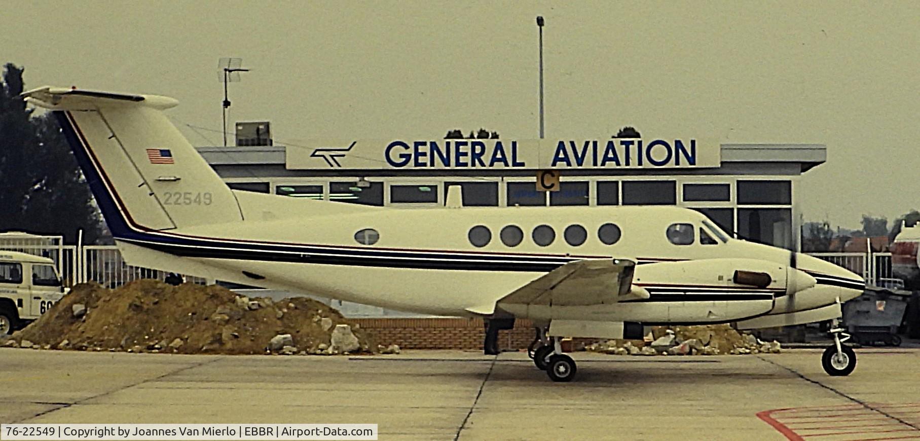 76-22549, 1976 Beech C-12C Huron C/N BC-025, ex-slide