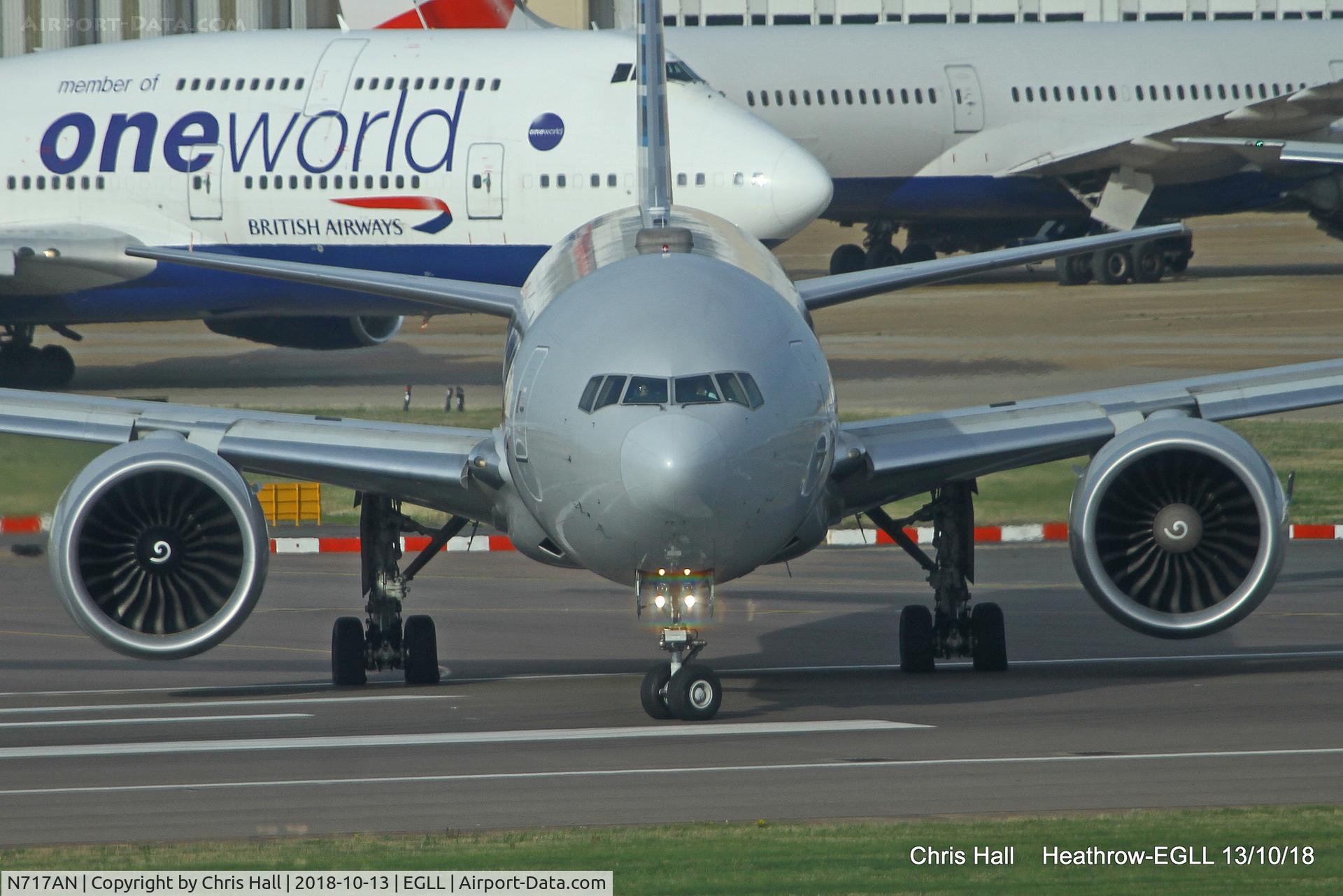 N717AN, 2012 Boeing 777-323/ER C/N 31543, Heathrow