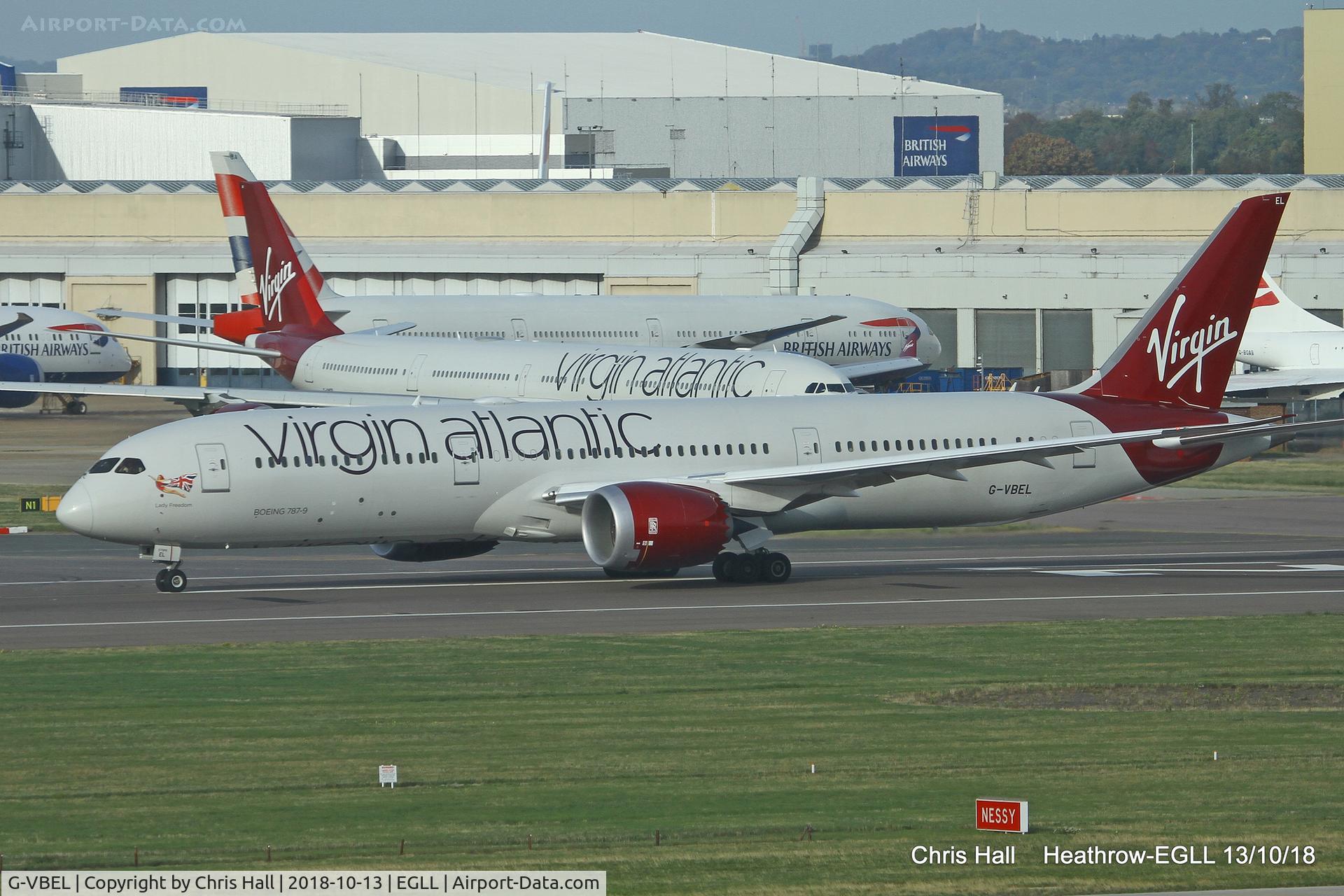 G-VBEL, 2018 Boeing 787-9 Dreamliner C/N 37980, Heathrow
