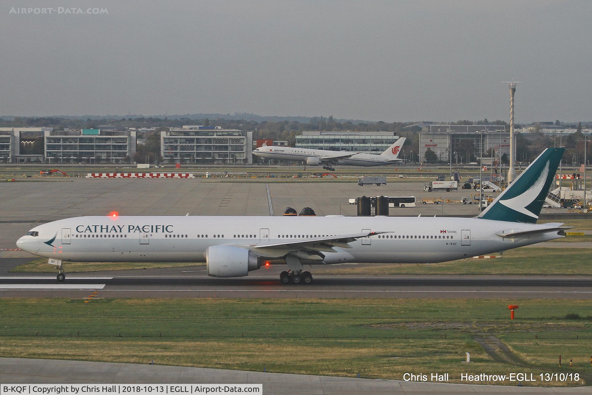 B-KQF, 2013 Boeing 777-367/ER C/N 41428, Heathrow