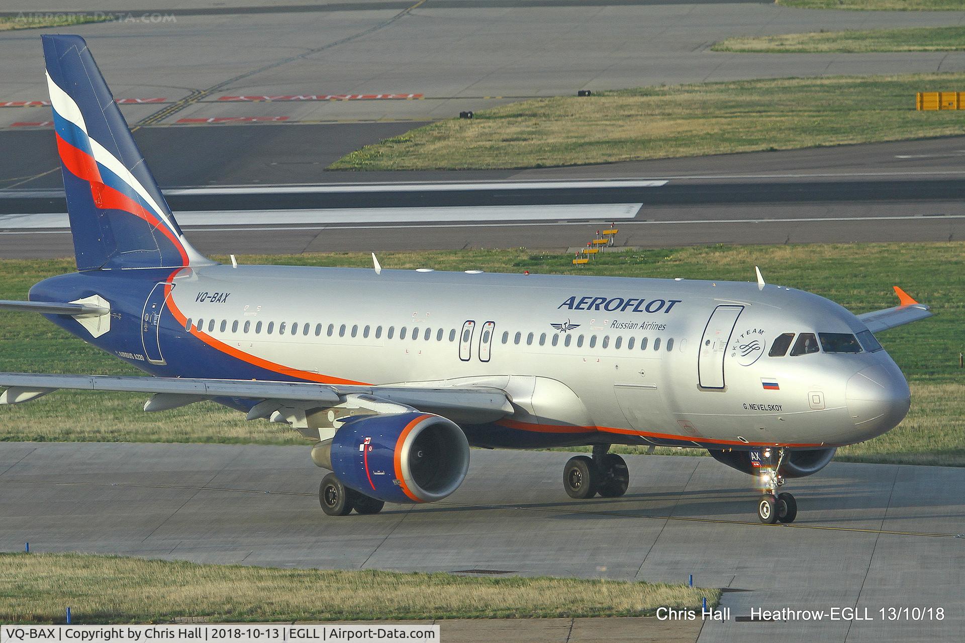 VQ-BAX, 2009 Airbus A320-214 C/N 3778, Heathrow