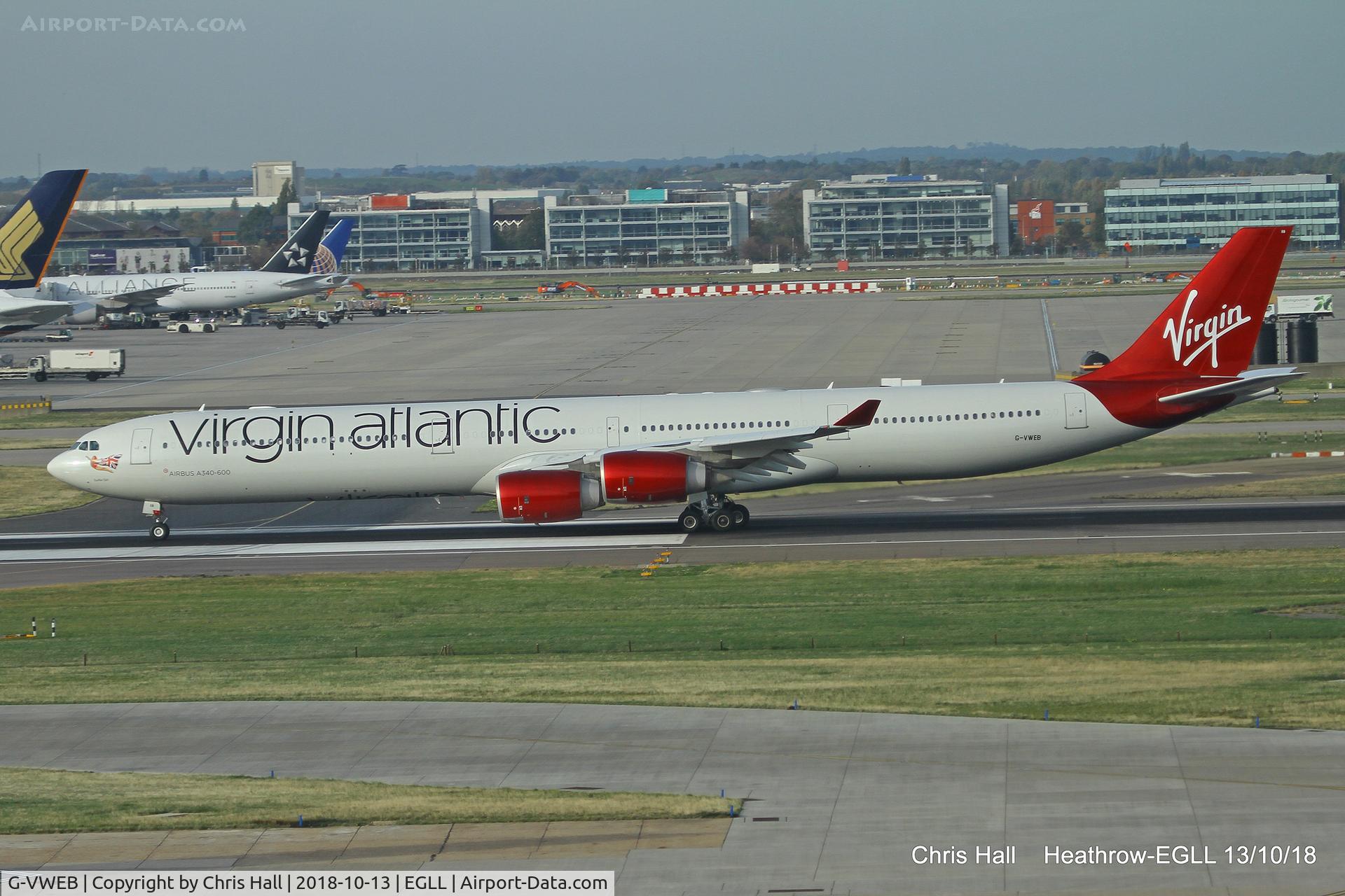 G-VWEB, 2006 Airbus A340-642 C/N 787, Heathrow
