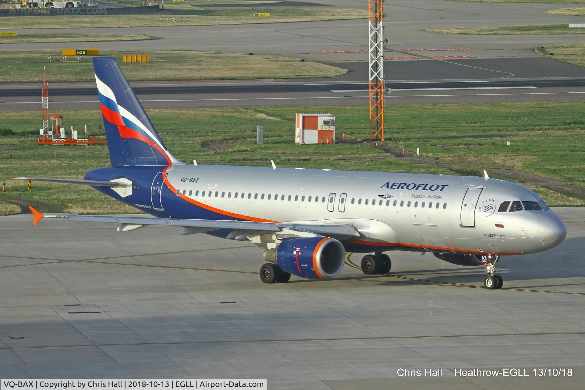 VQ-BAX, 2009 Airbus A320-214 C/N 3778, Heathrow