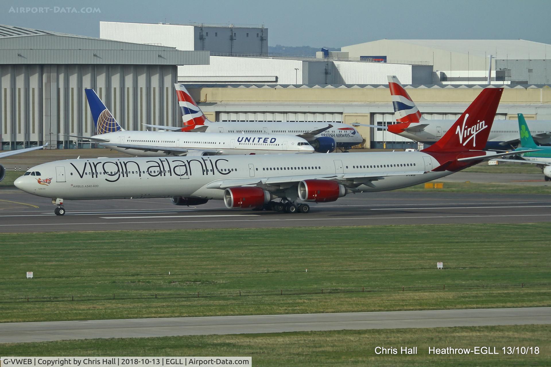G-VWEB, 2006 Airbus A340-642 C/N 787, Heathrow