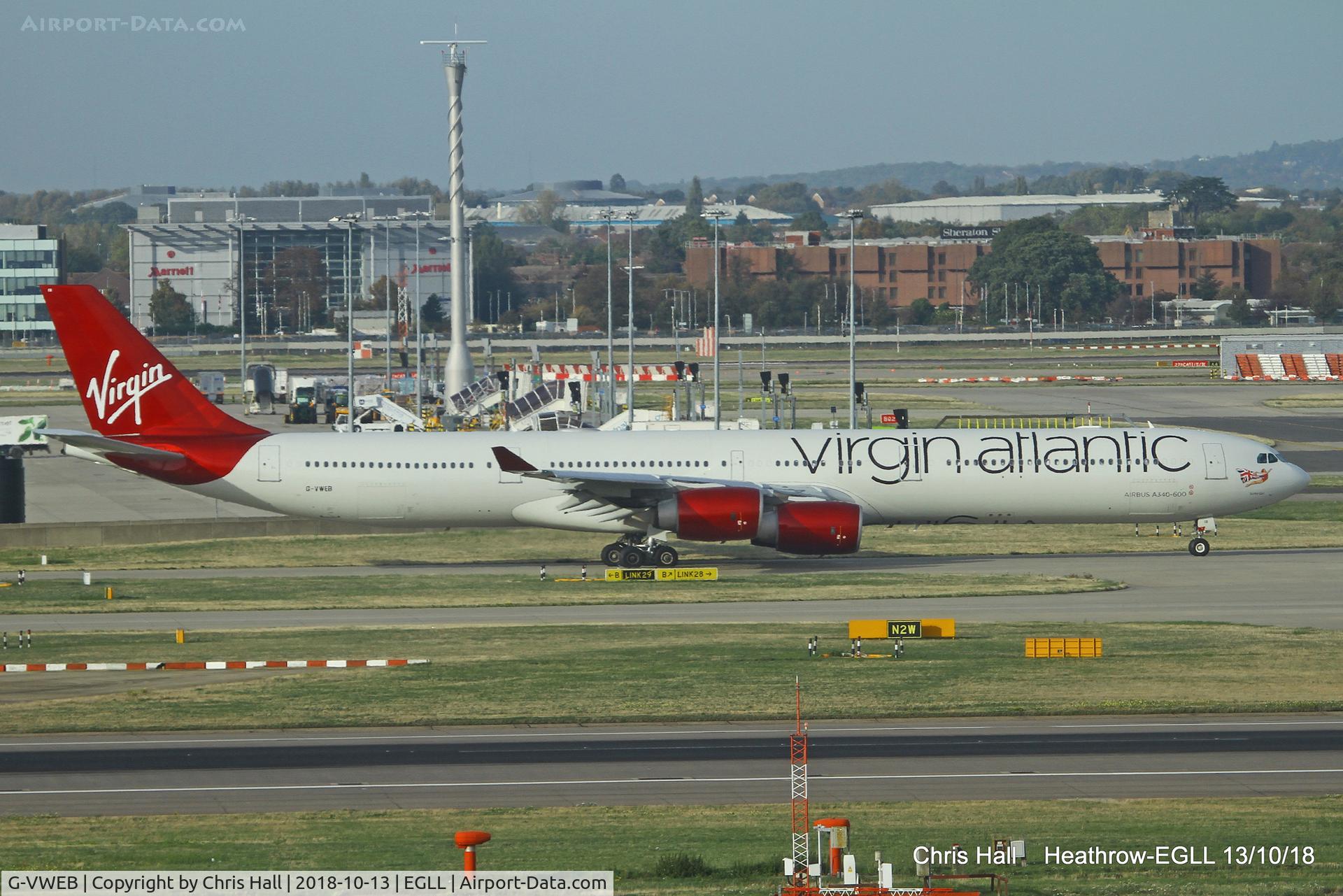 G-VWEB, 2006 Airbus A340-642 C/N 787, Heathrow