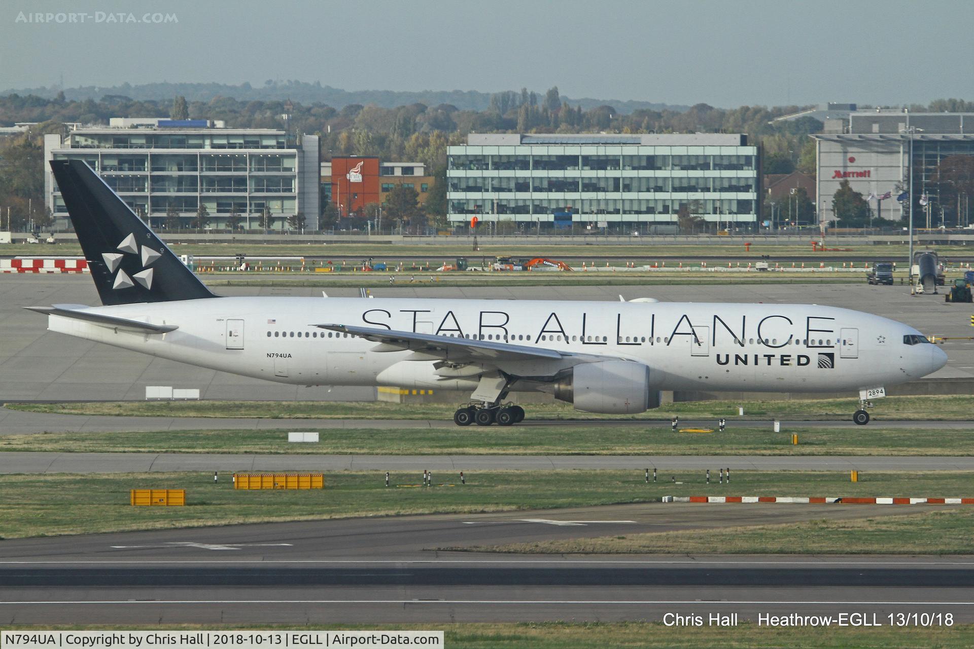 N794UA, 1997 Boeing 777-222 C/N 26953, Heathrow