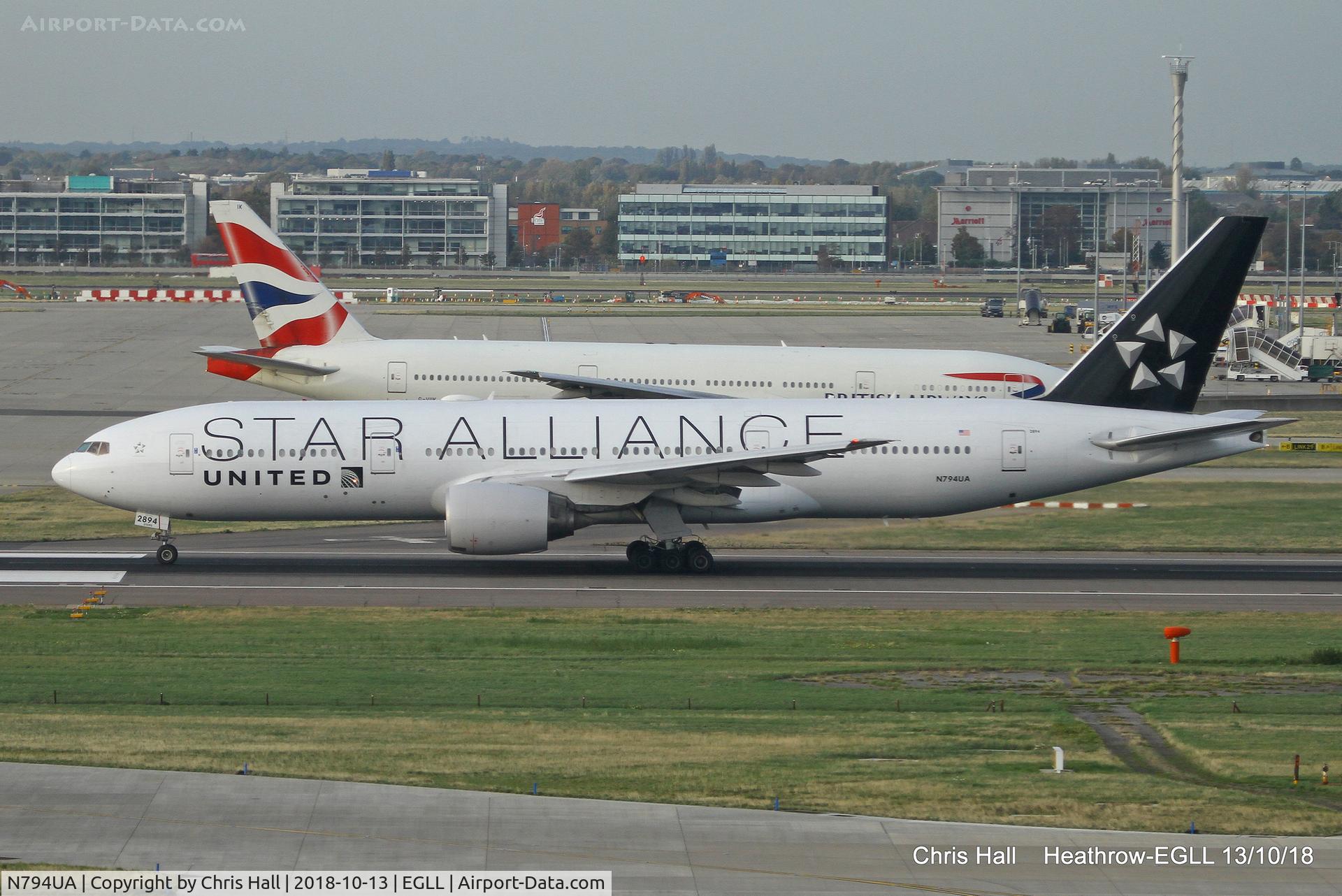 N794UA, 1997 Boeing 777-222 C/N 26953, Heathrow