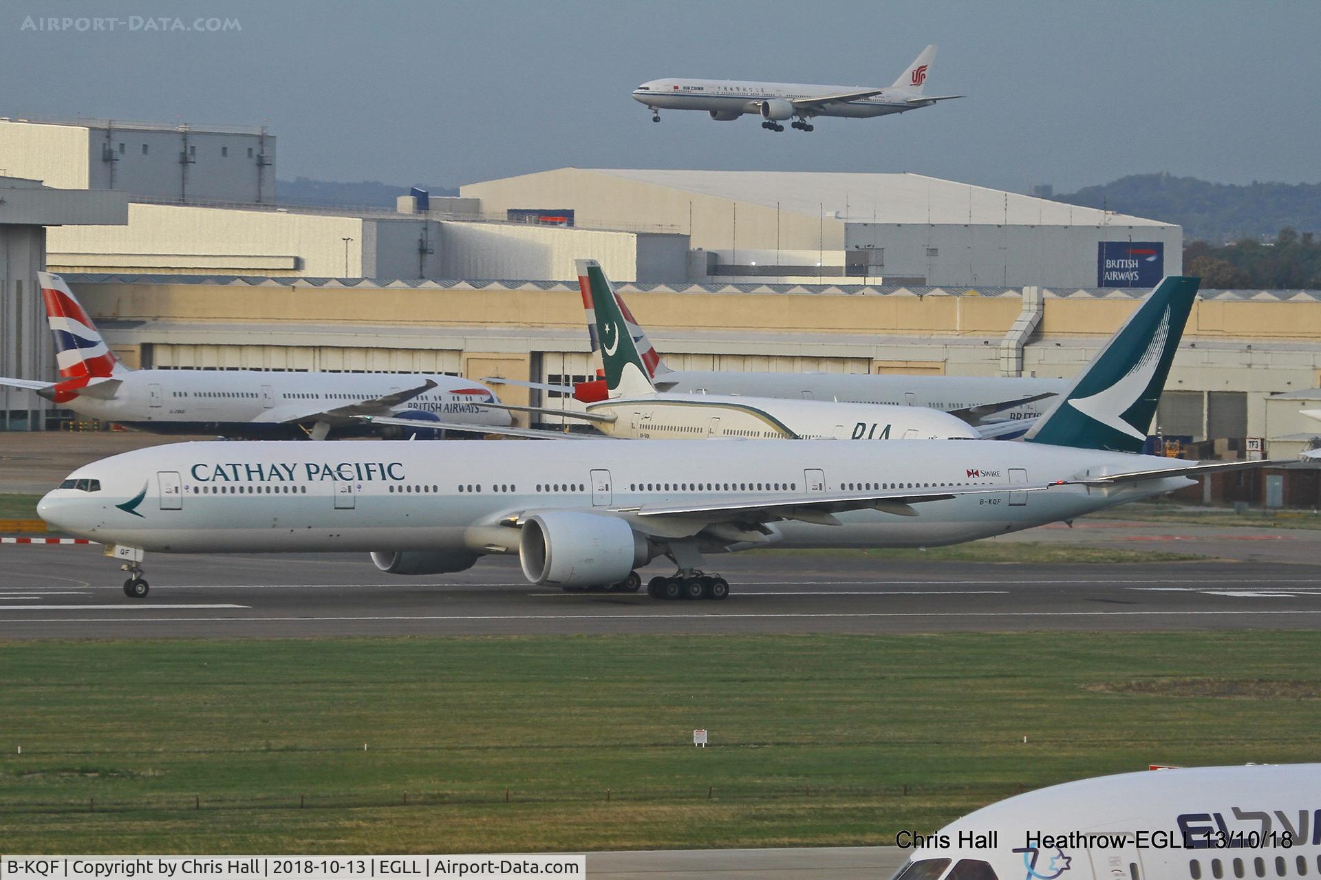 B-KQF, 2013 Boeing 777-367/ER C/N 41428, Heathrow