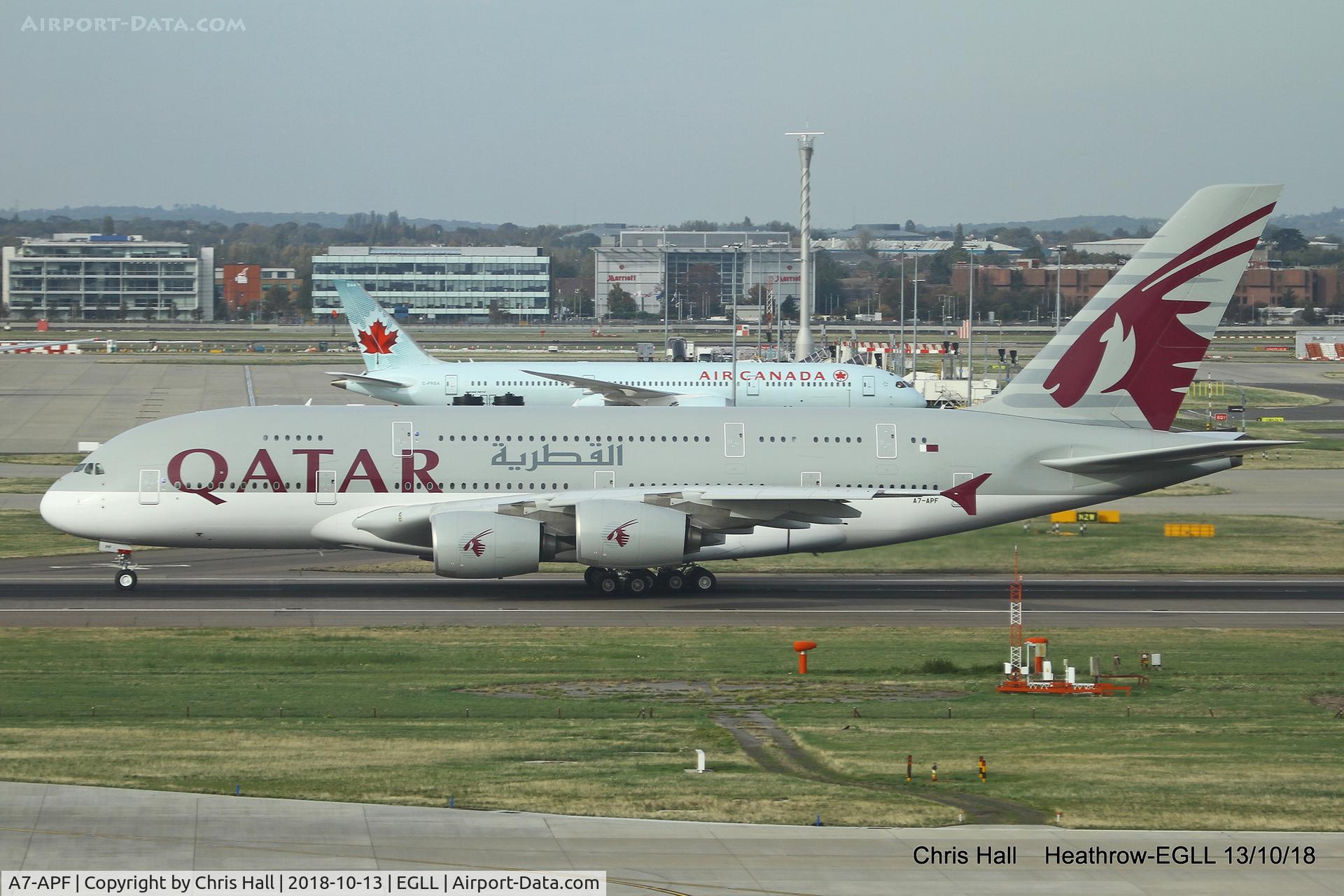A7-APF, 2015 Airbus A380-861 C/N 0189, Heathrow