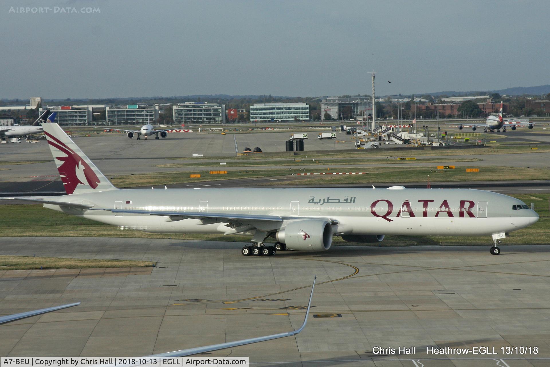 A7-BEU, 2018 Boeing 777-3DZ/ER C/N 65302, Heathrow