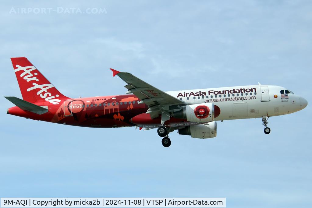 9M-AQI, 2010 Airbus A320-216 C/N 4486, Landing