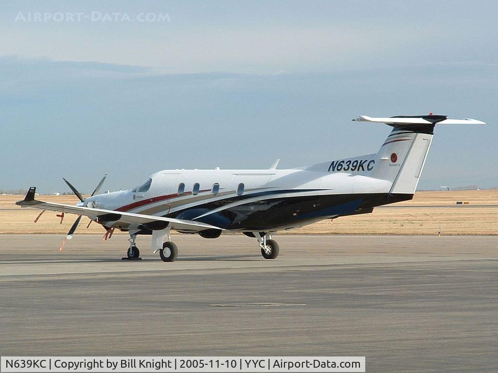 N639KC, 2005 Pilatus PC-12/45 C/N 639, Parked at Peidmont