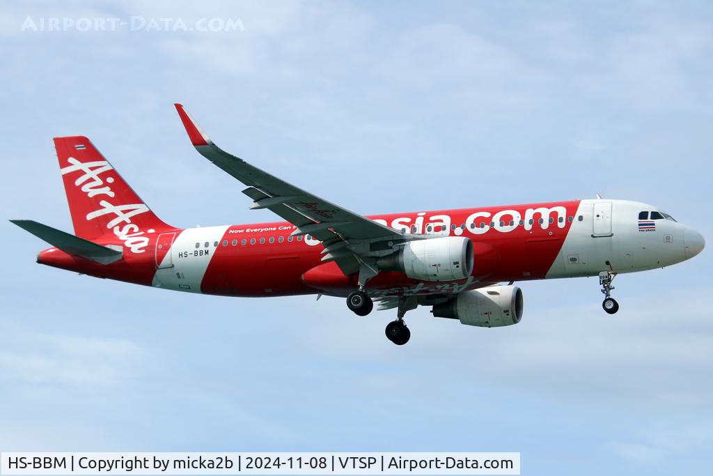 HS-BBM, 2014 Airbus A320-216 C/N 6170, Landing