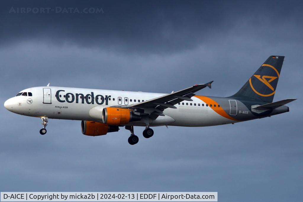 D-AICE, 1998 Airbus A320-212 C/N 0894, Landing