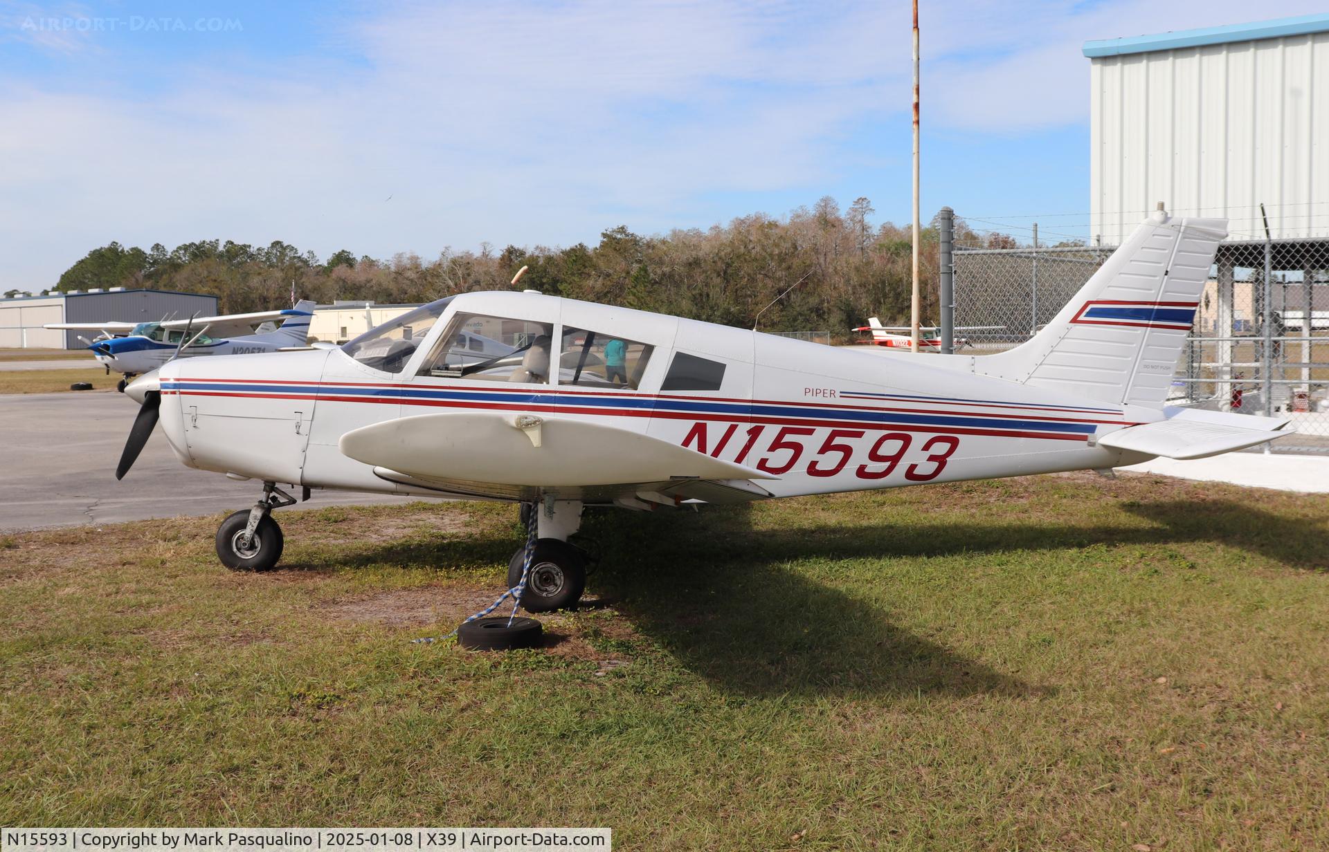 N15593, 1972 Piper PA-28-140 C/N 28-7325110, Piper PA-28-140