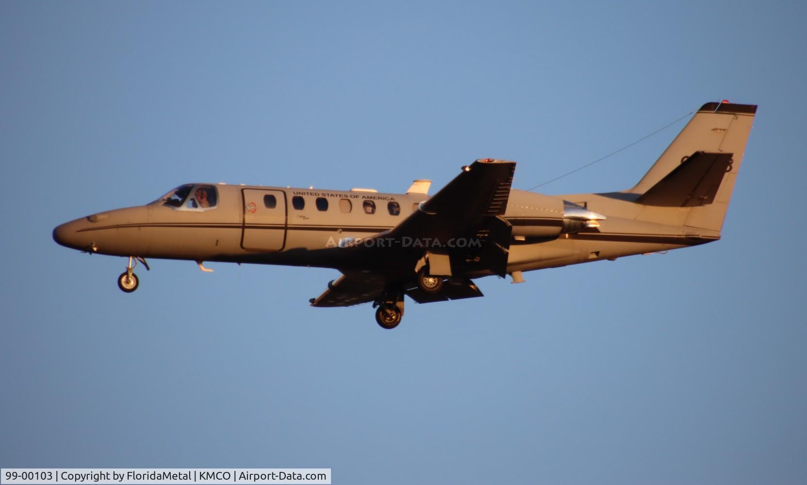 99-00103, Cessna 560 Citation UC-35A C/N 560-0545, US Army UC-35 zx mxf-mco