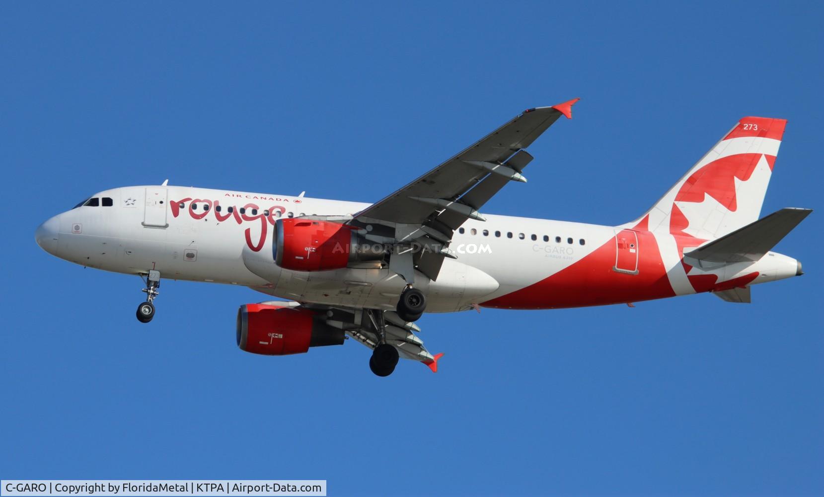 C-GARO, 1997 Airbus A319-114 C/N 757, Rouge A319 zx yyz-tpa