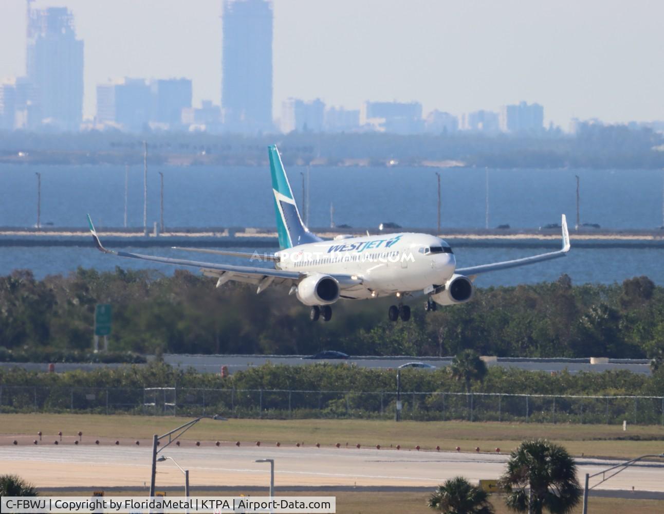 C-FBWJ, 2005 Boeing 737-7CT C/N 32767, WJA 737 zx yyz-tpa