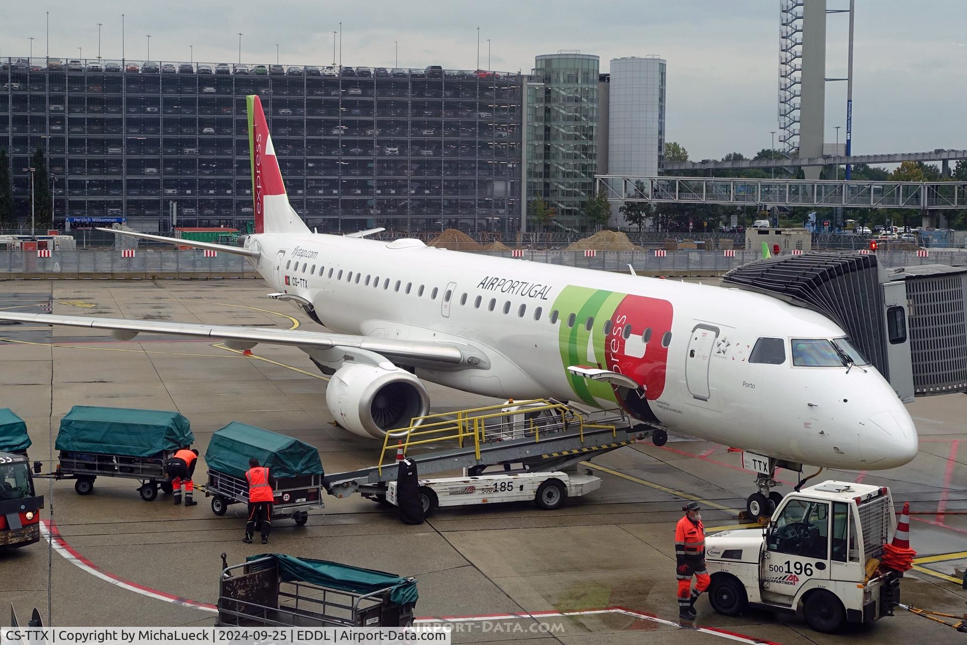 CS-TTX, 2011 Embraer 195LR (ERJ-190-200LR) C/N 19000429, At Düsseldorf