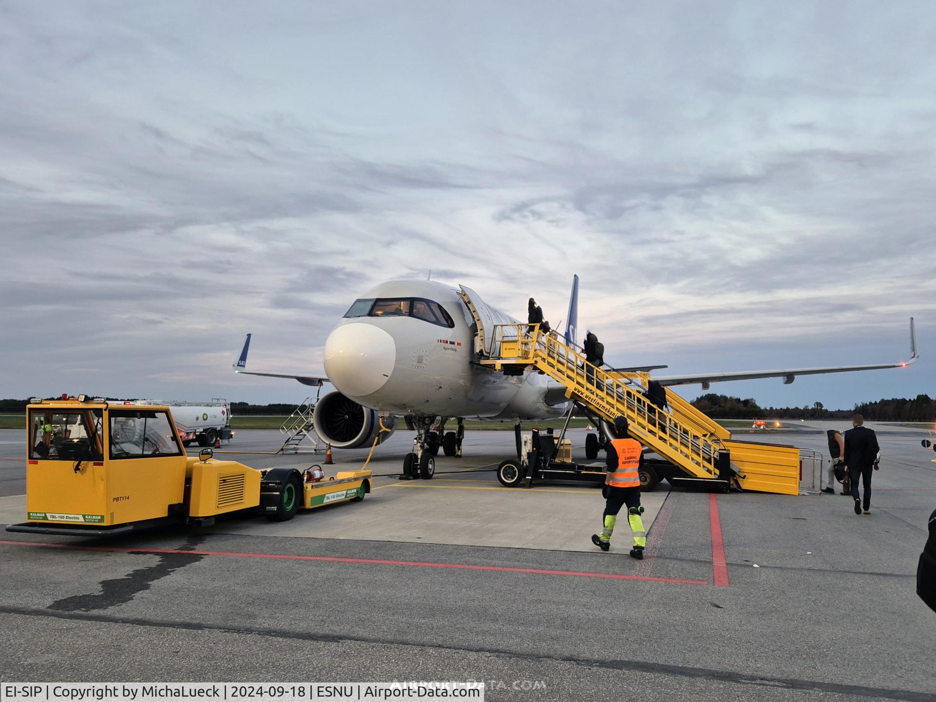 EI-SIP, 2022 Airbus A320-251N C/N 10923, At Umeå