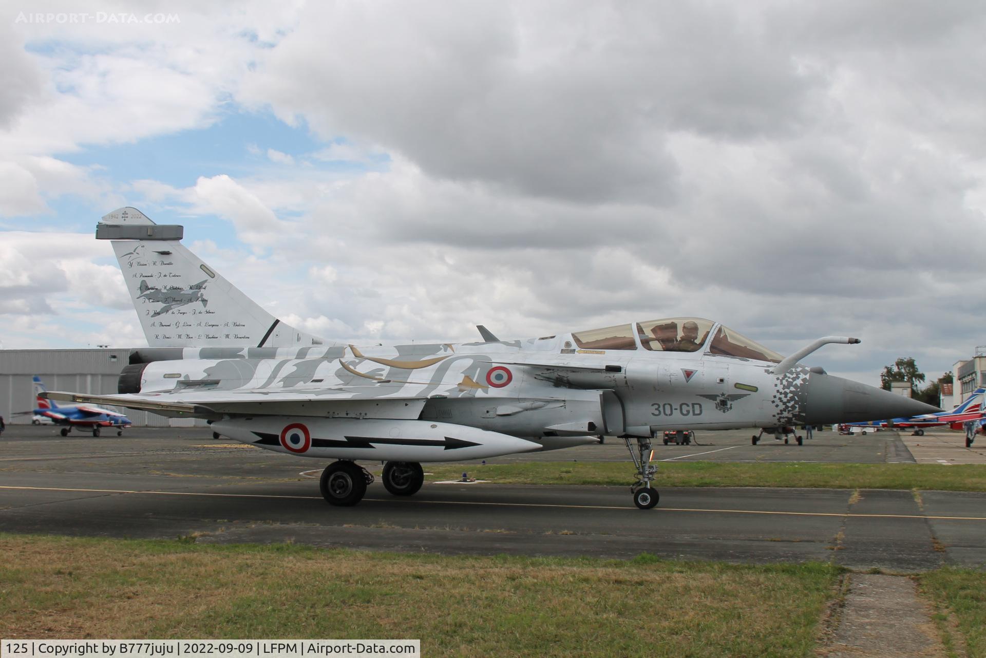 125, Dassault Rafale C C/N 125, during Air Legend 2022