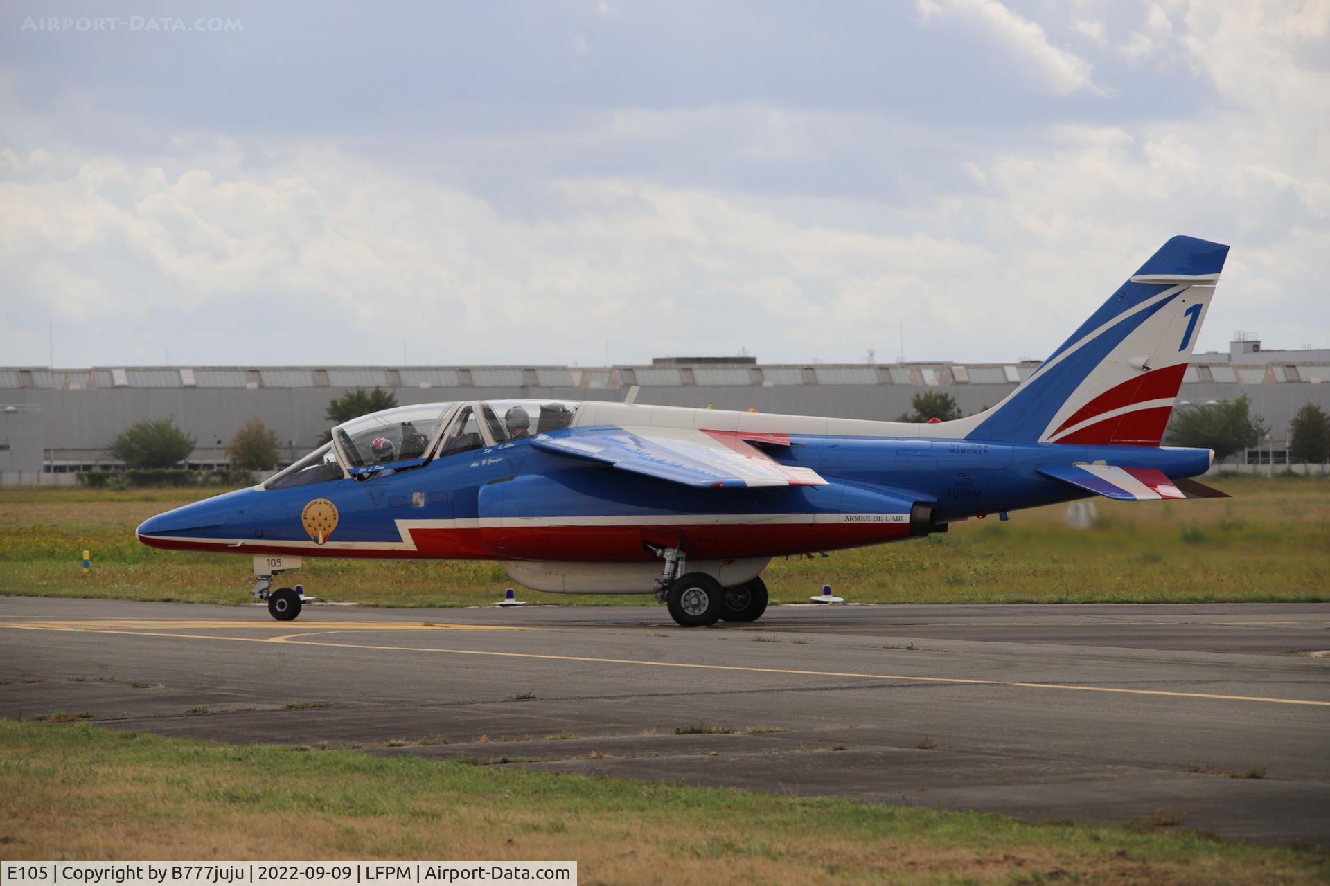 E105, Dassault-Dornier Alpha Jet E C/N E105, during Air Legend 2022