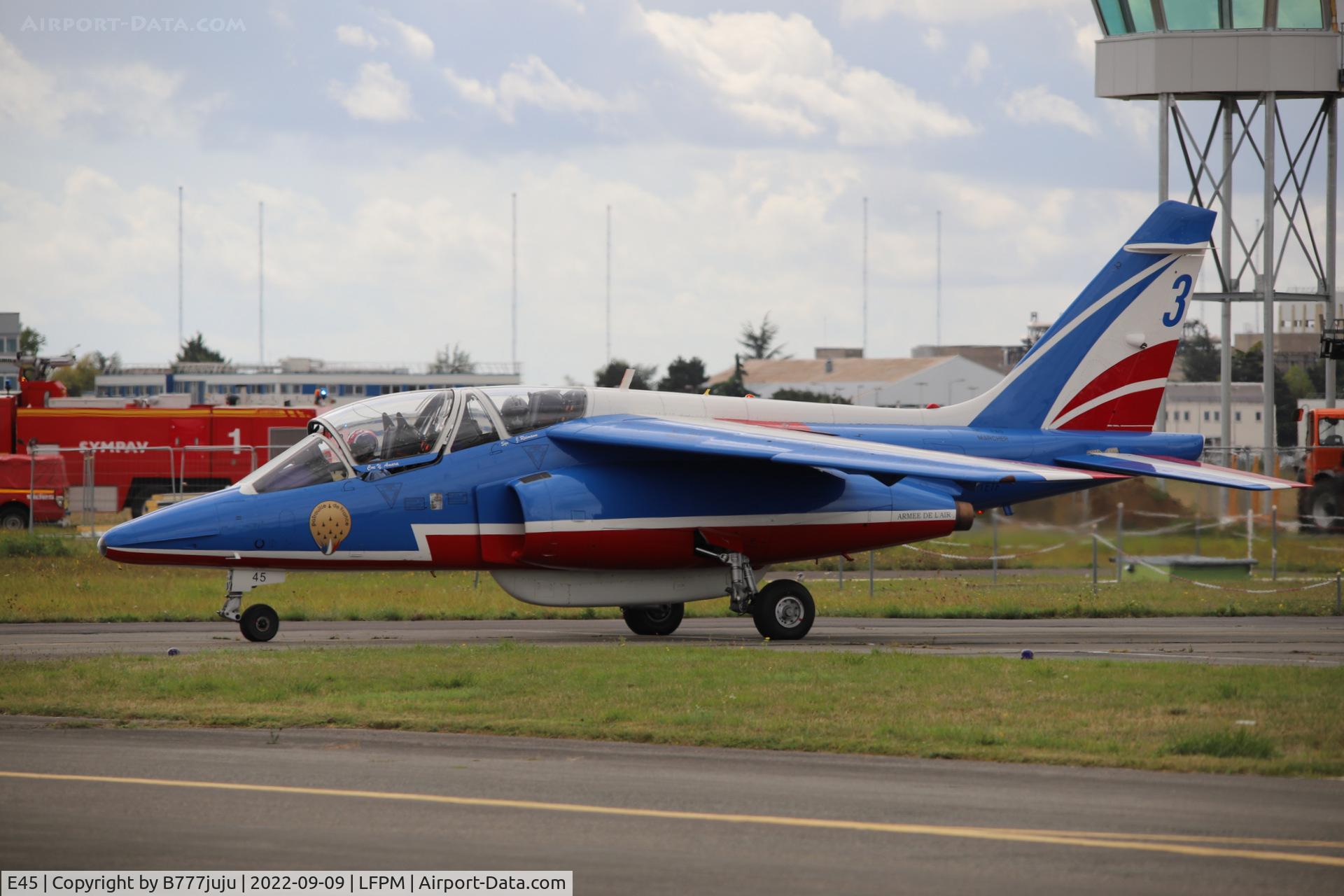 E45, Dassault-Dornier Alpha Jet E C/N E45, during Air Legend 2022
