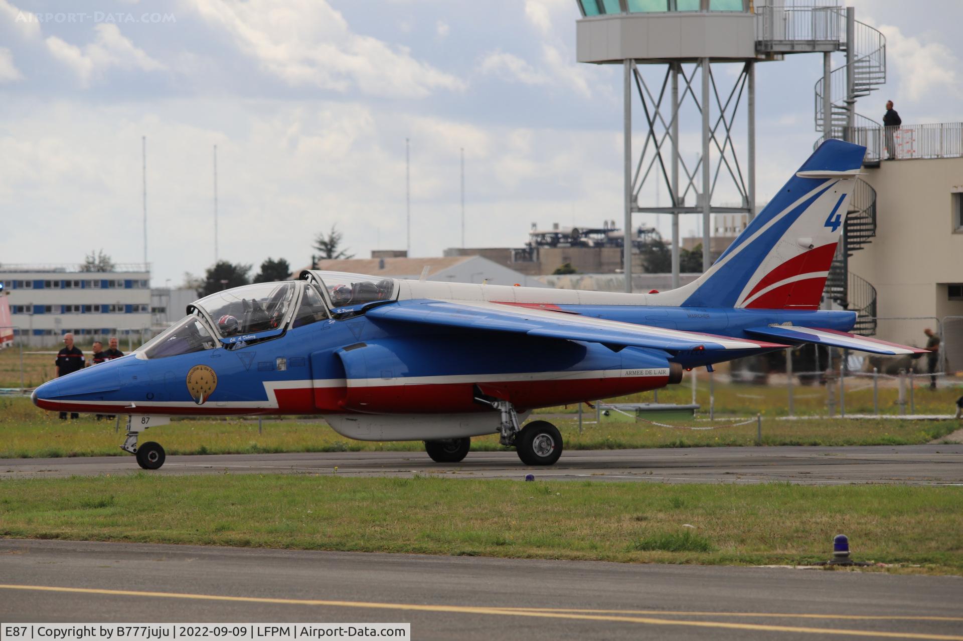 E87, Dassault-Dornier Alpha Jet E C/N E87, during Air Legend 2022