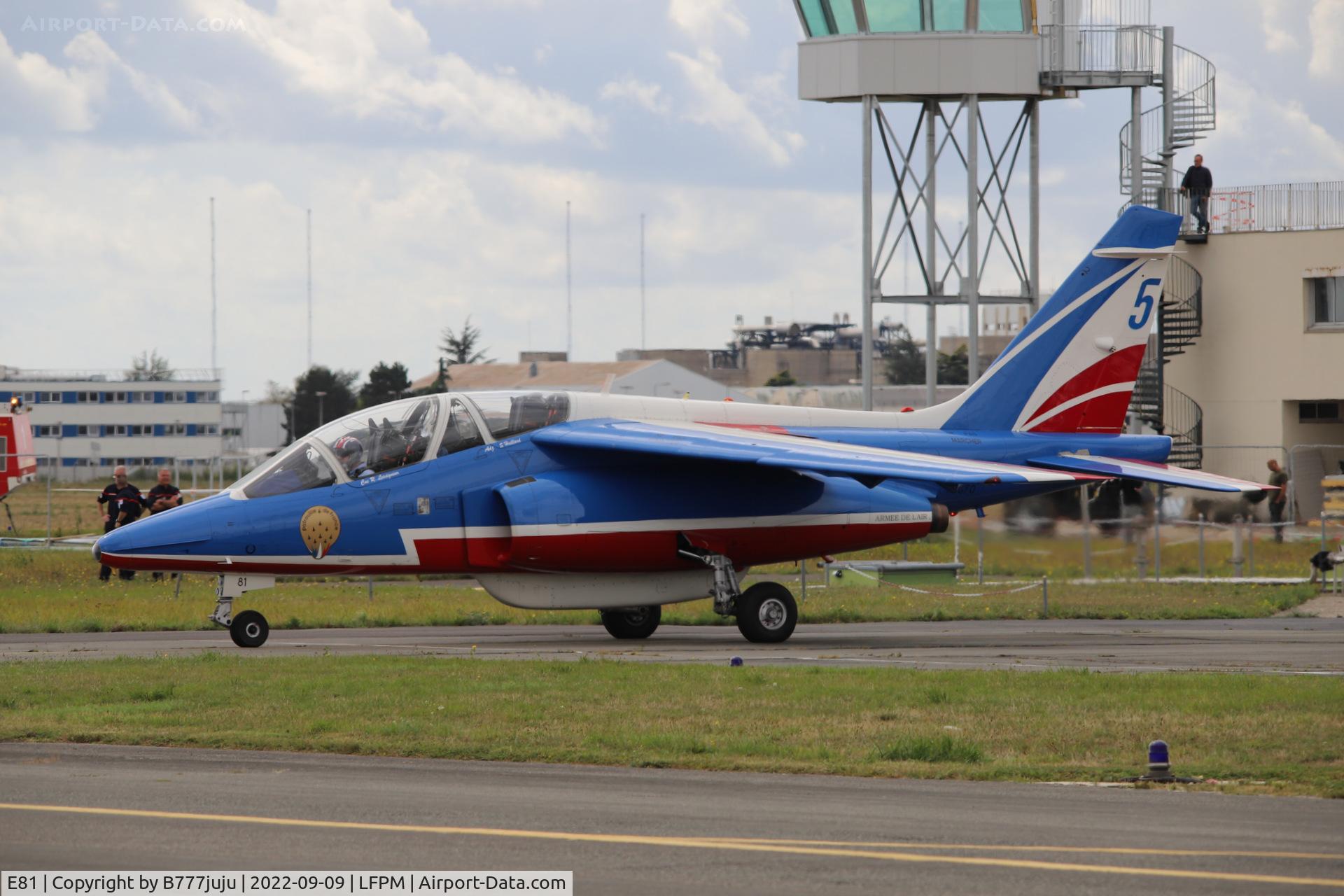 E81, Dassault-Dornier Alpha Jet E C/N E81, during Air Legend 2022