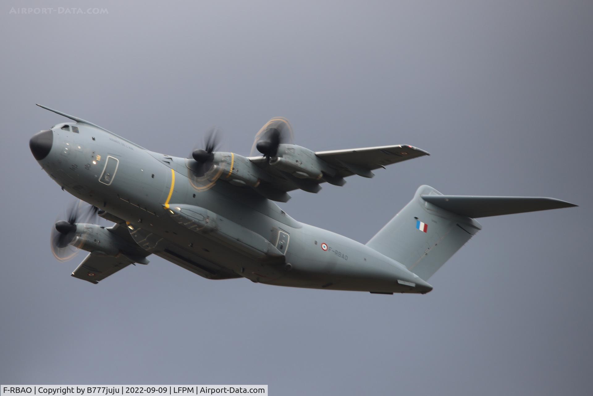F-RBAO, 2019 Airbus A400M-180 Atlas C/N 089, during Air Legend 2022