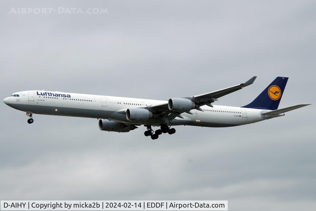 D-AIHY, 2009 Airbus A340-642X C/N 987, Landing