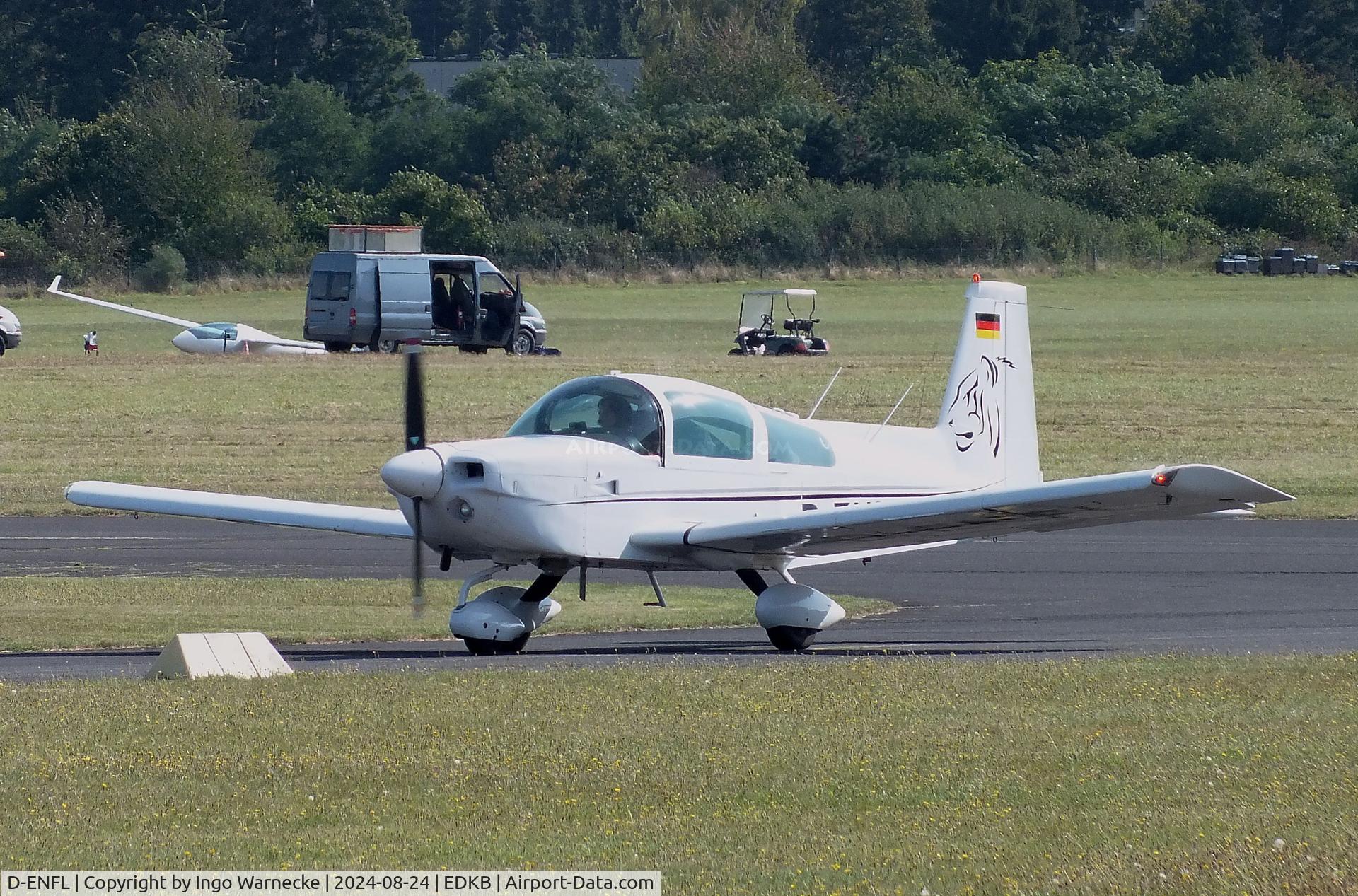 D-ENFL, Grumman American AA-5B Tiger C/N AA5B-0310, Grumman American AA-5B Tiger at the 2024 Grumman Fly-in at Bonn-Hangelar airfield