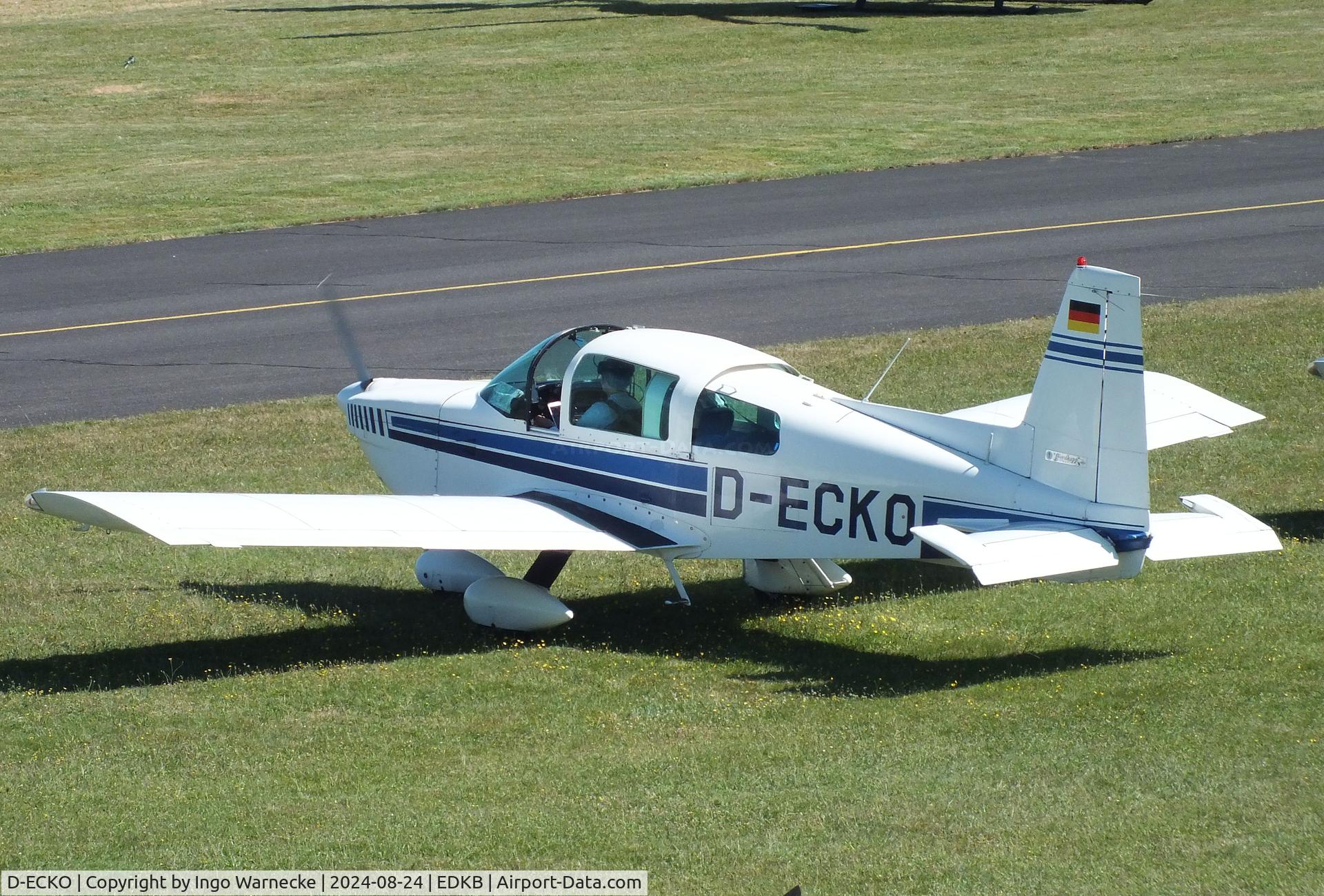 D-ECKO, Grumman American AA-5B Tiger C/N AA5B0667, Grumman American AA-5B Tiger at the 2024 Grumman Fly-in at Bonn-Hangelar airfield
