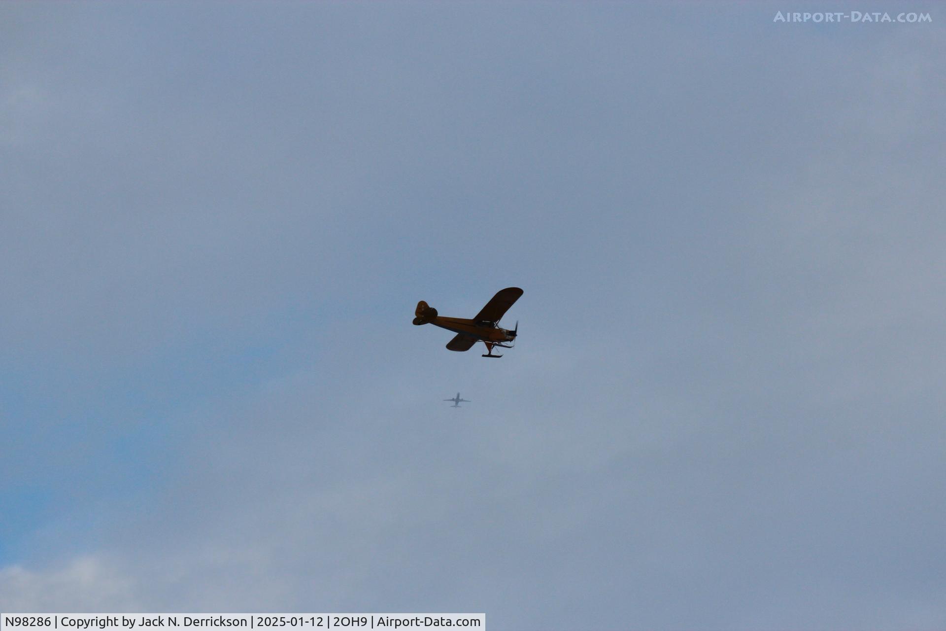 N98286, 1946 Piper J3C-65 Cub Cub C/N 18554, Snowy Day