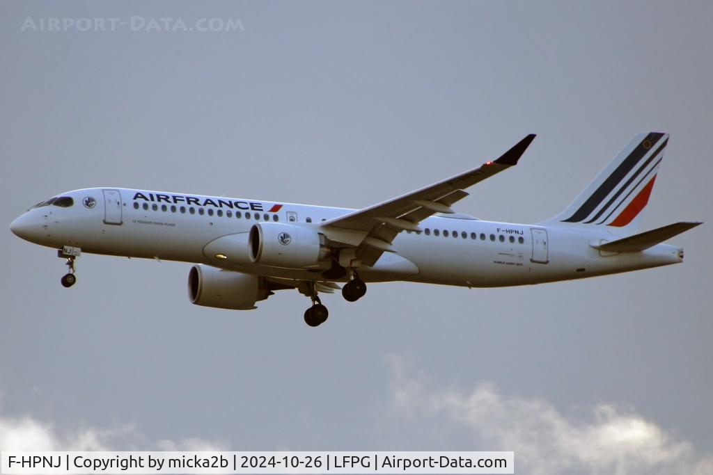 F-HPNJ, 2024 Airbus A220-300 C/N 55281, Landing