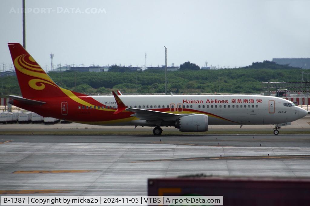 B-1387, 2018 Boeing 737-8MAX C/N 62196, Taxiing