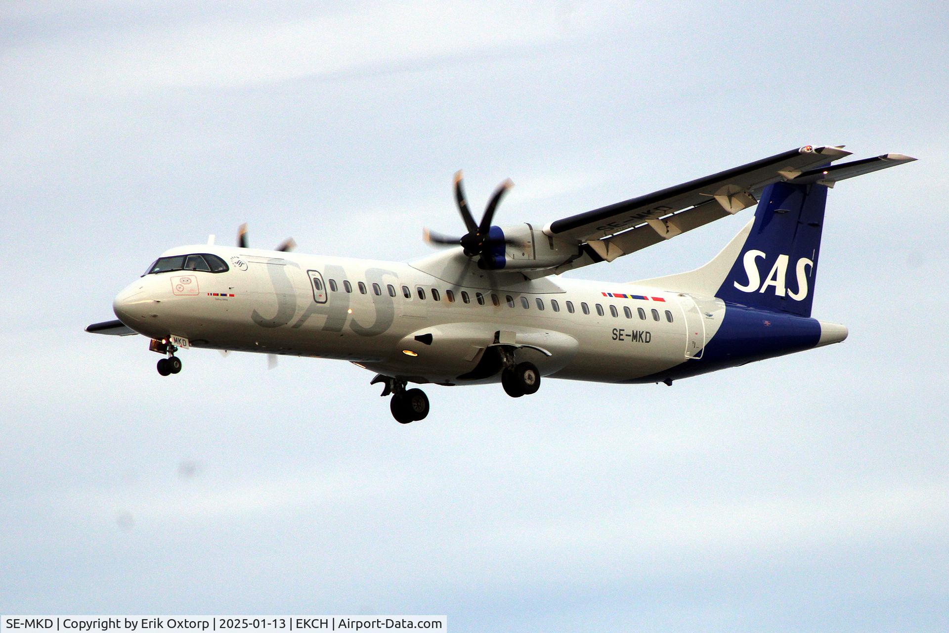 SE-MKD, 2016 ATR 72-600 C/N 1331, SE-MKD now in SAS c/s.Operated by Braathens Regional.