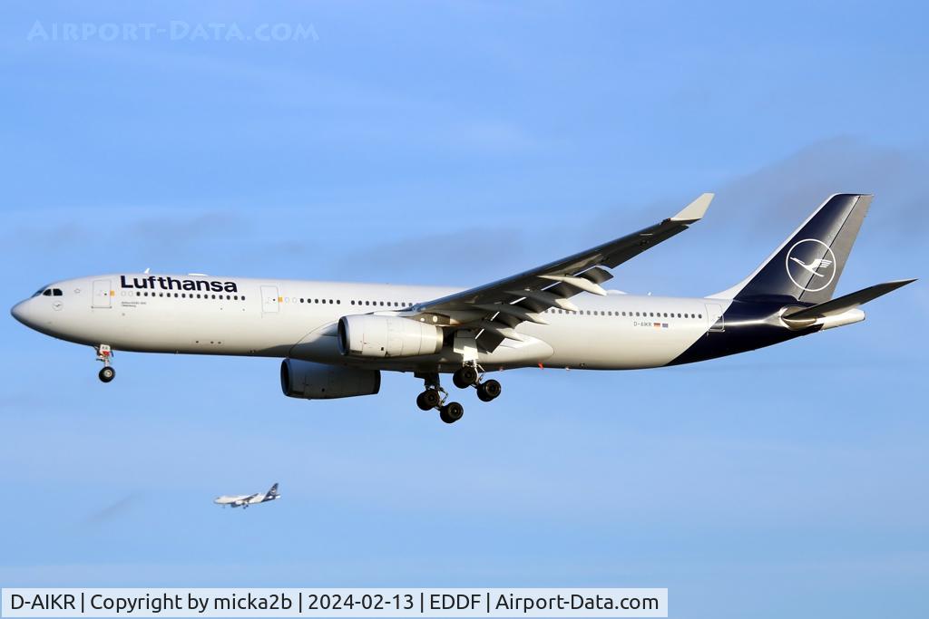 D-AIKR, 2012 Airbus A330-343X C/N 1314, Landing