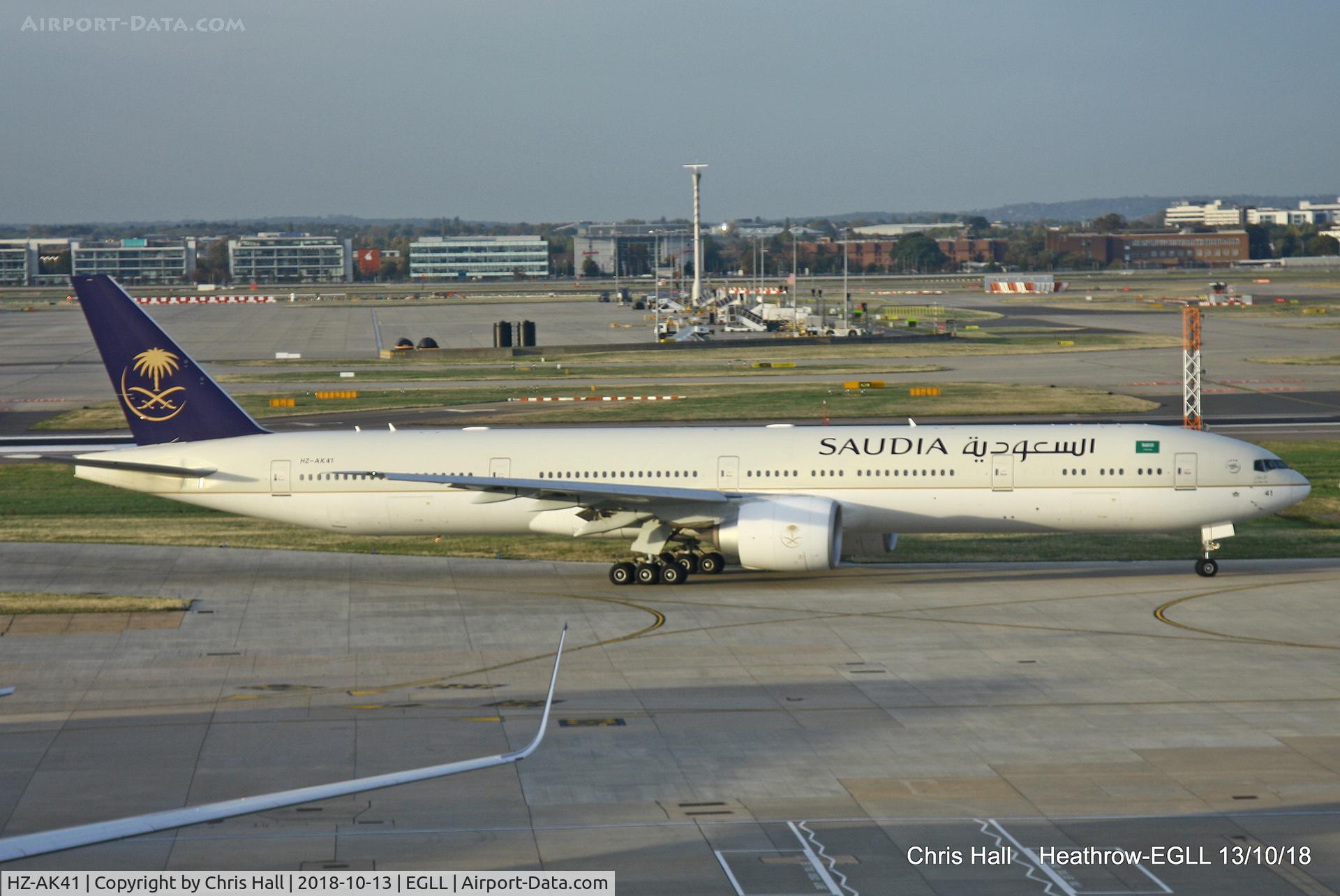 HZ-AK41, 2017 Boeing 777-368/ER C/N 62761, Heathrow