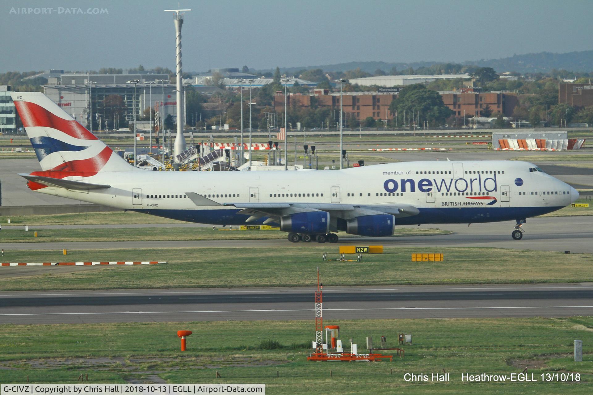 G-CIVZ, 1998 Boeing 747-436 C/N 28854, Heathrow
