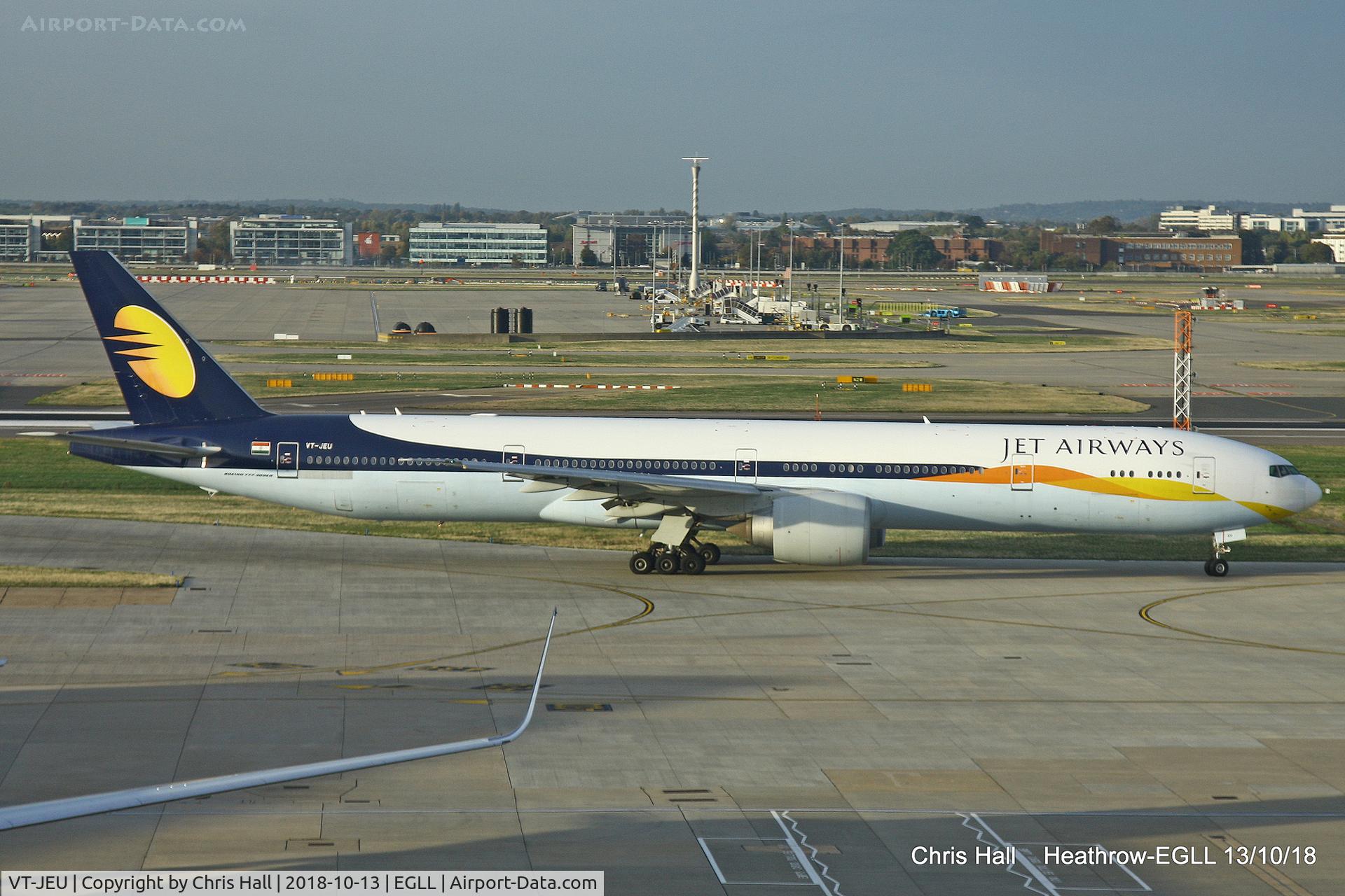 VT-JEU, 2007 Boeing 777-35R/ER C/N 35160, Heathrow