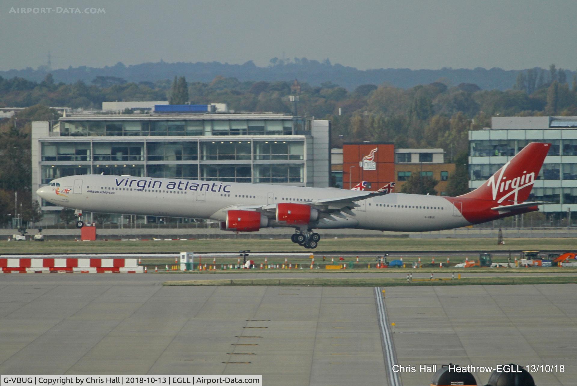 G-VBUG, 2007 Airbus A340-642 C/N 804, Heathrow
