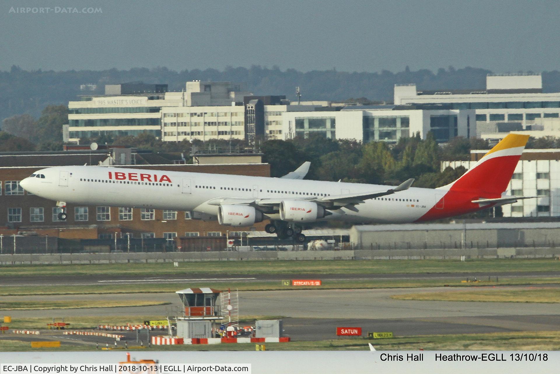 EC-JBA, 2004 Airbus A340-642 C/N 606, Heathrow
