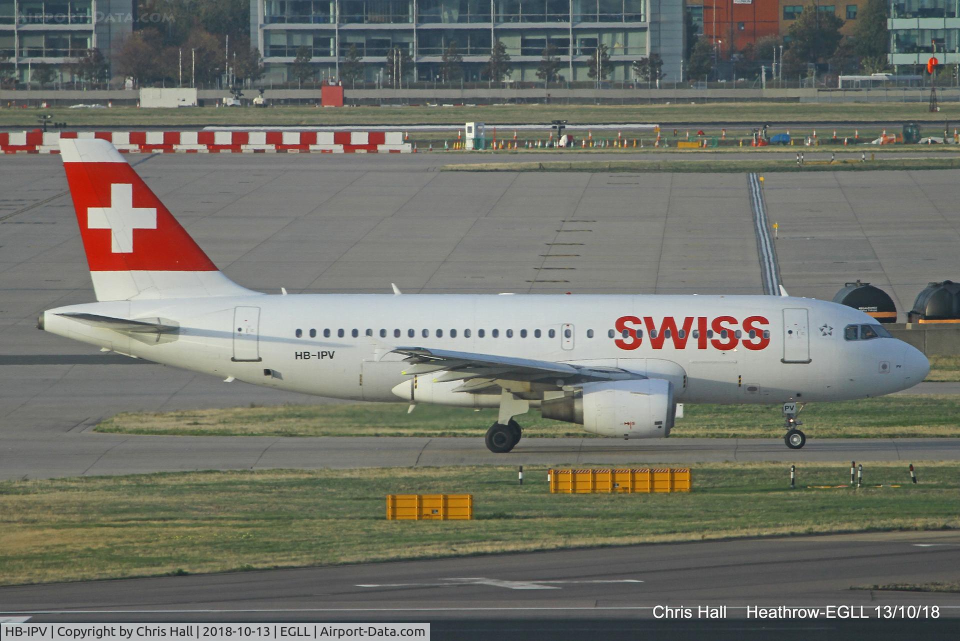 HB-IPV, 1996 Airbus A319-112 C/N 578, Heathrow