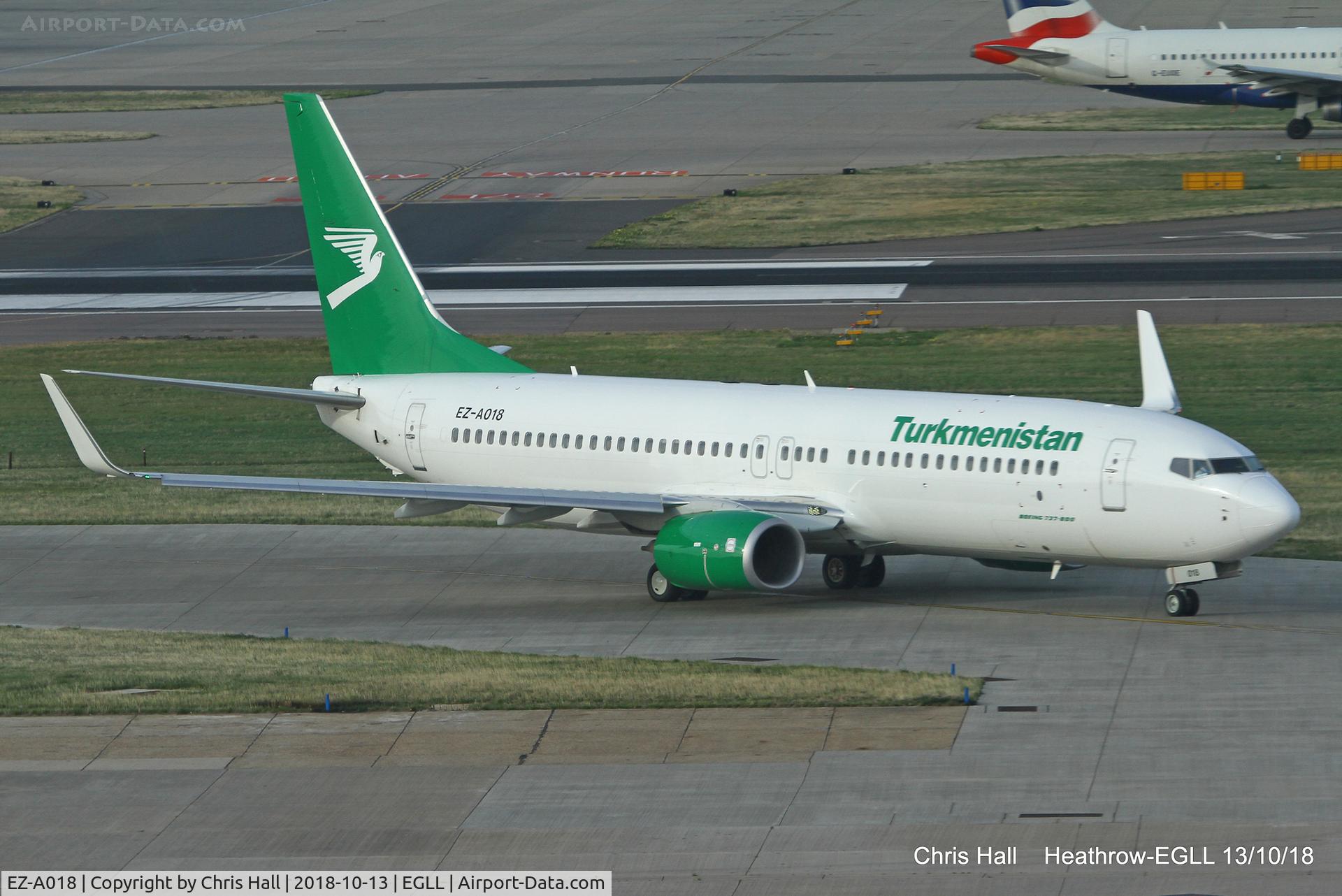 EZ-A018, 2016 Boeing 737-82K C/N 61573, Heathrow