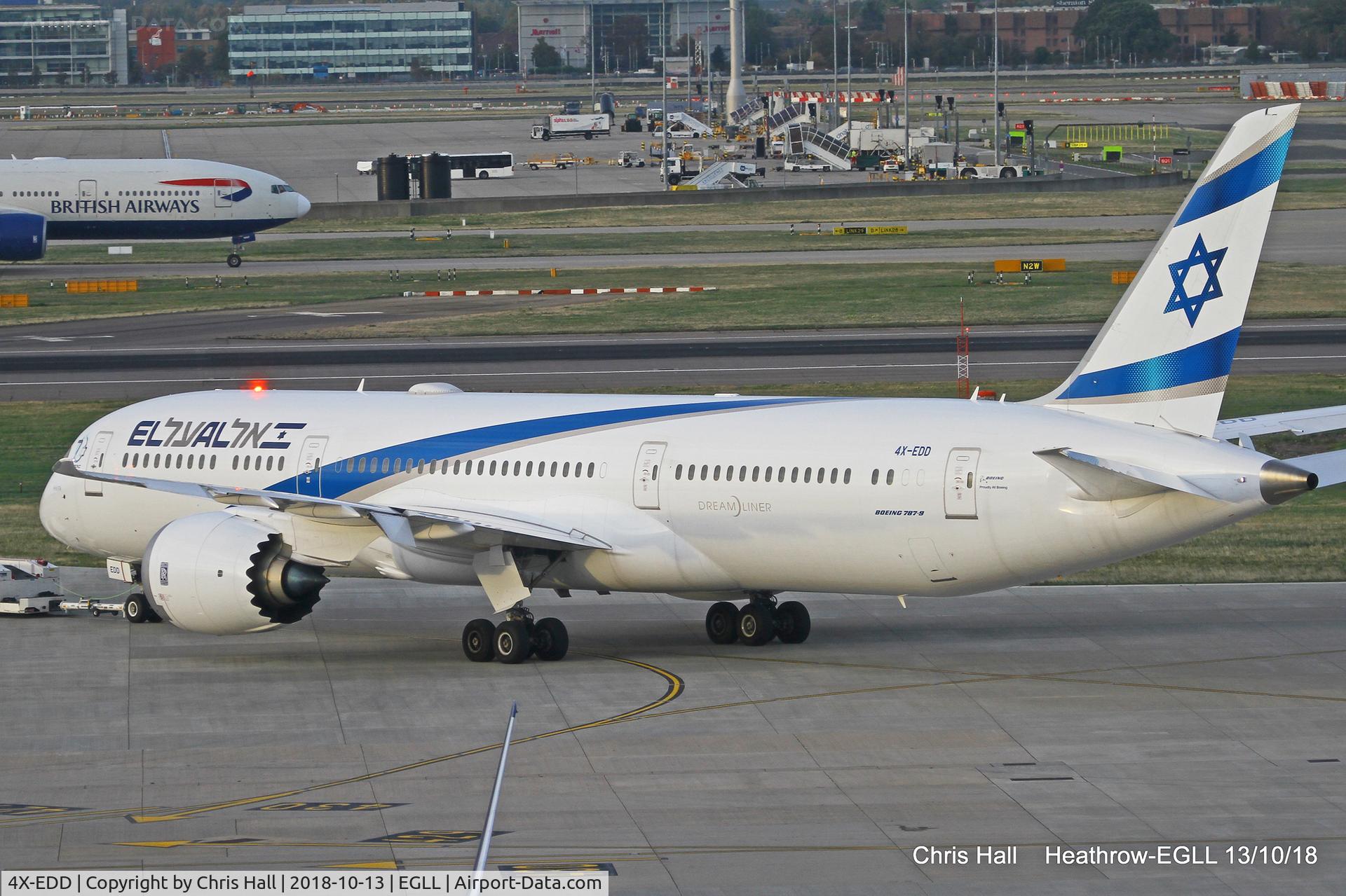 4X-EDD, 2018 Boeing 787-9 Dreamliner C/N 63392, Heathrow