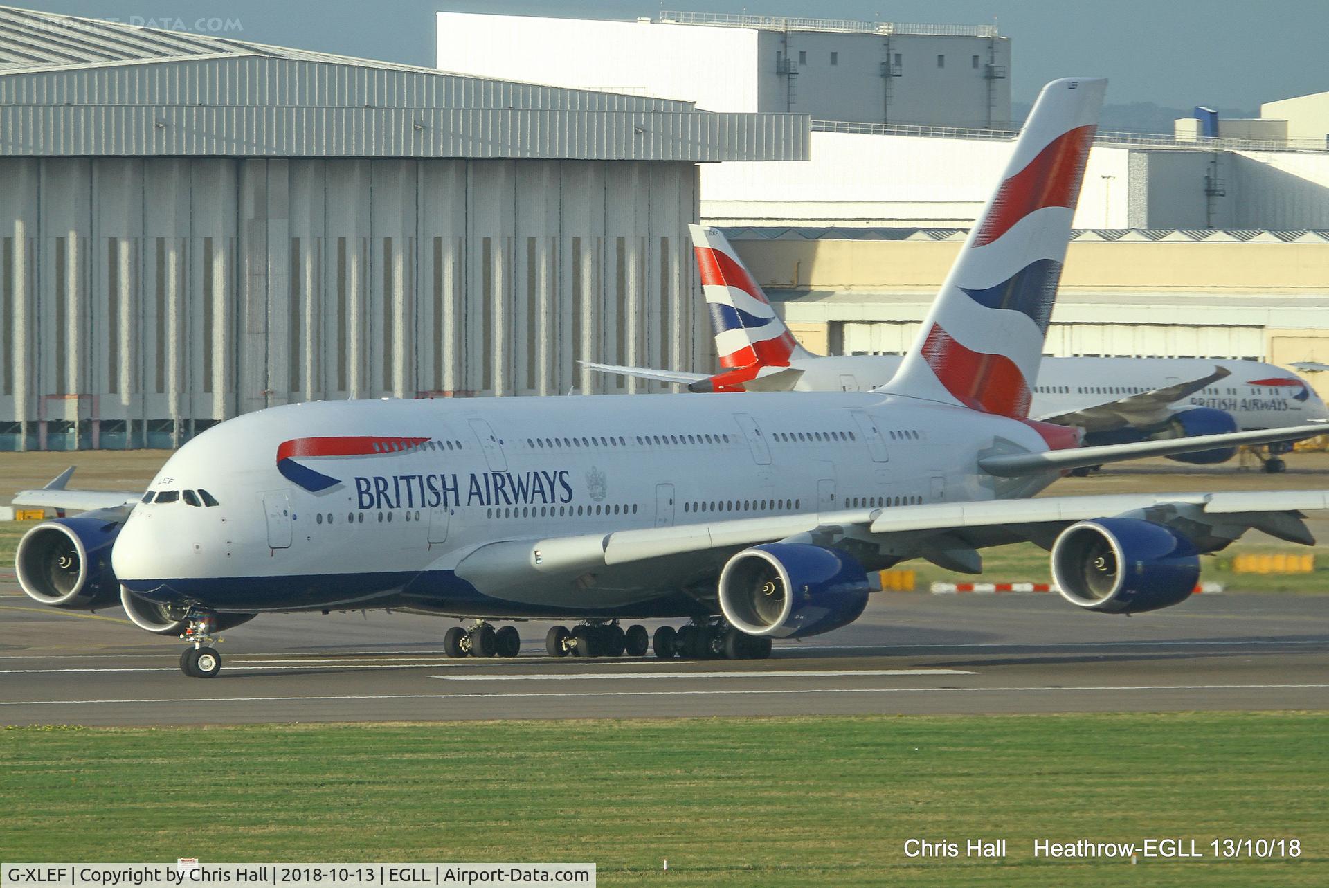 G-XLEF, 2013 Airbus A380-841 C/N 151, Heathrow